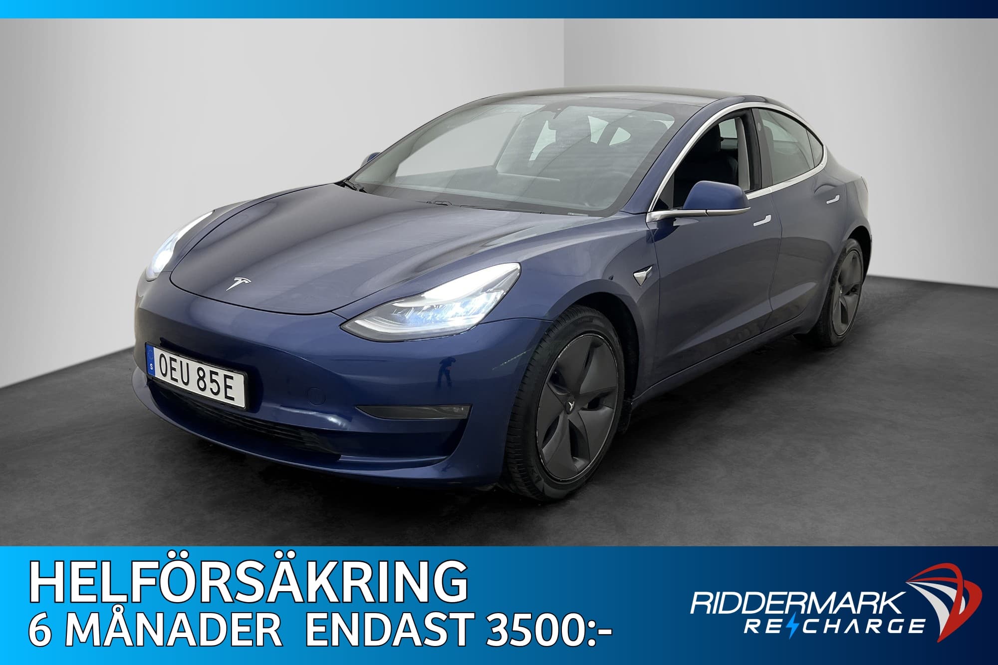Tesla Model 3 Long Range AWD Svensksåld Autopilot