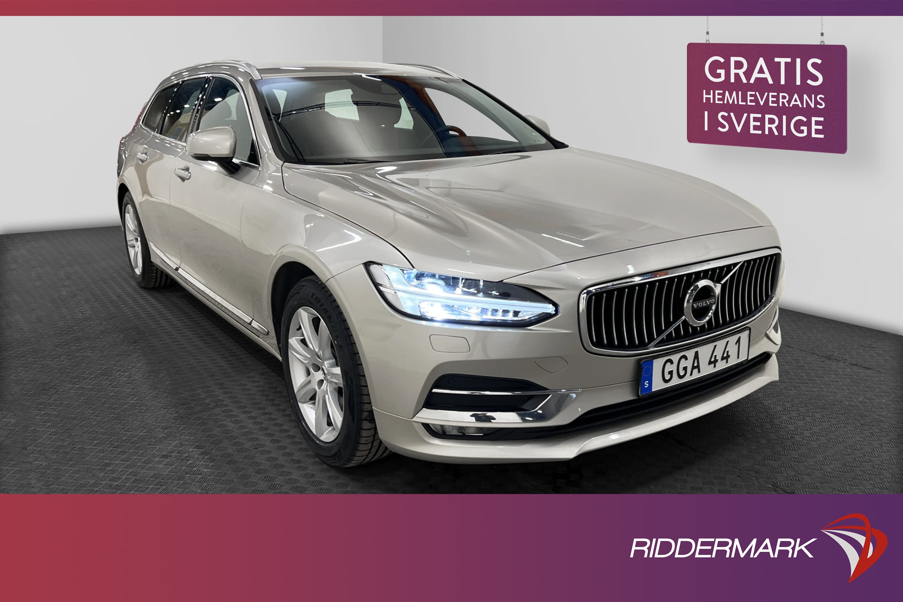 Volvo V90 D4 Inscription Värmare Kamera VOC Navi Dragkrok