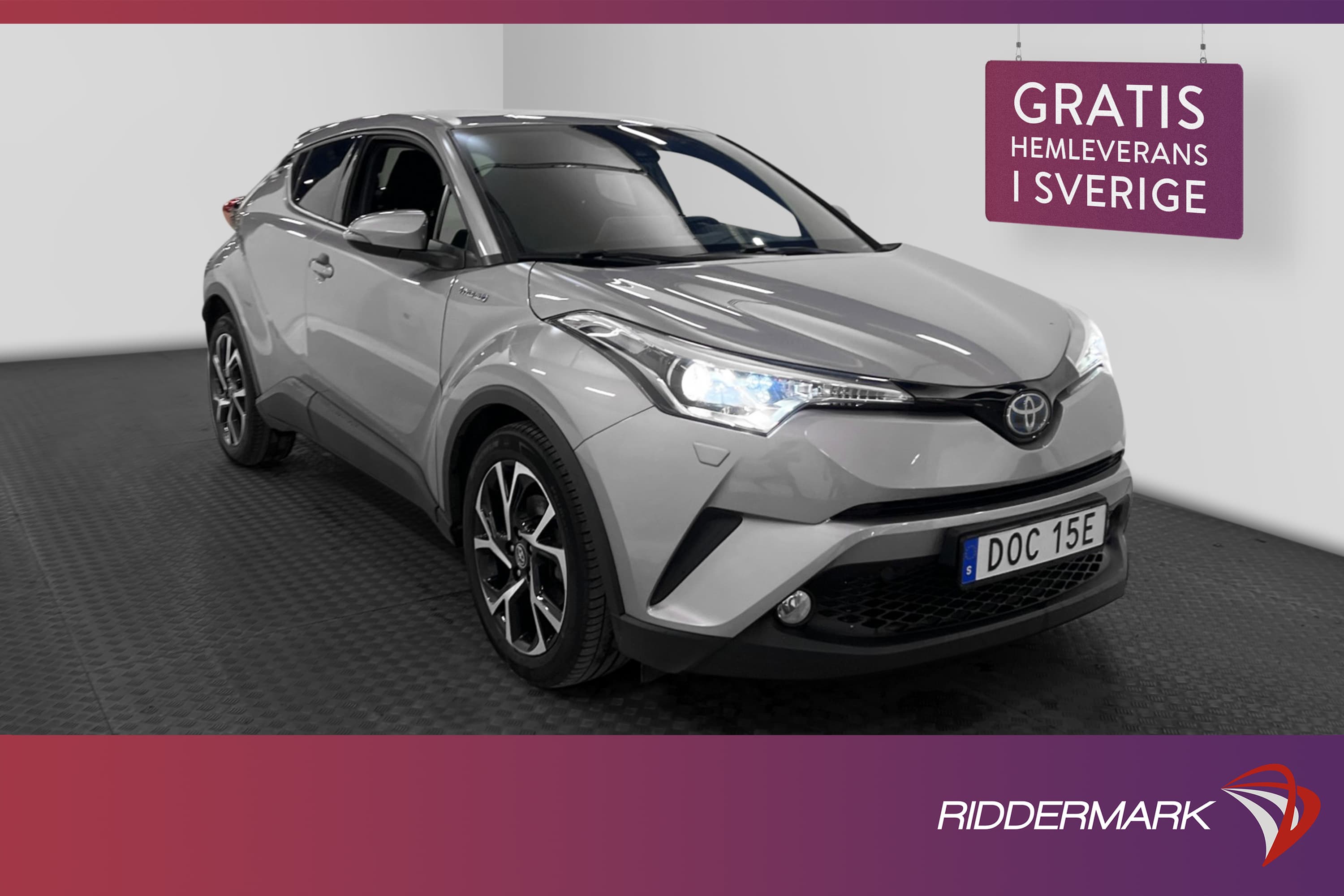 Toyota C-HR Hybrid X-edition Kamera Rattvärme Välservad