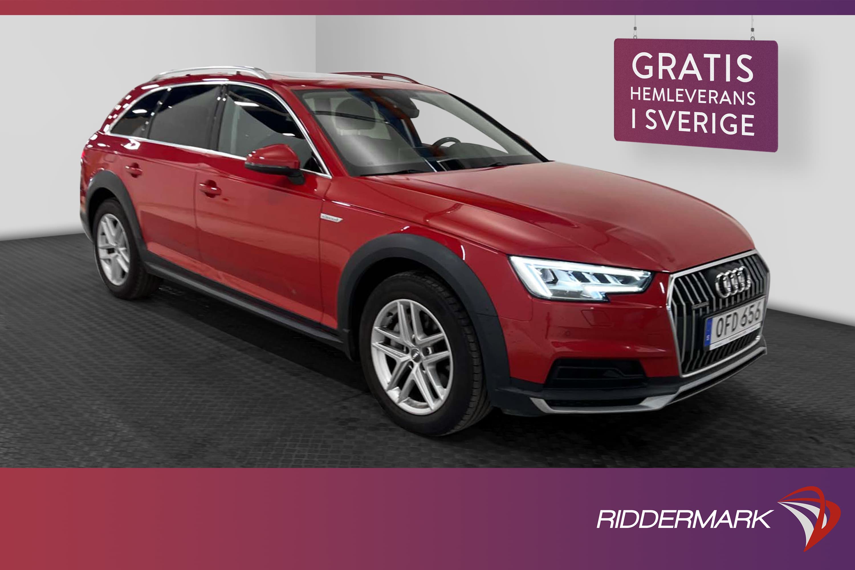 Audi A4 Allroad TDI Q 190hk Pano Cockpit Matrix Drag Välserv