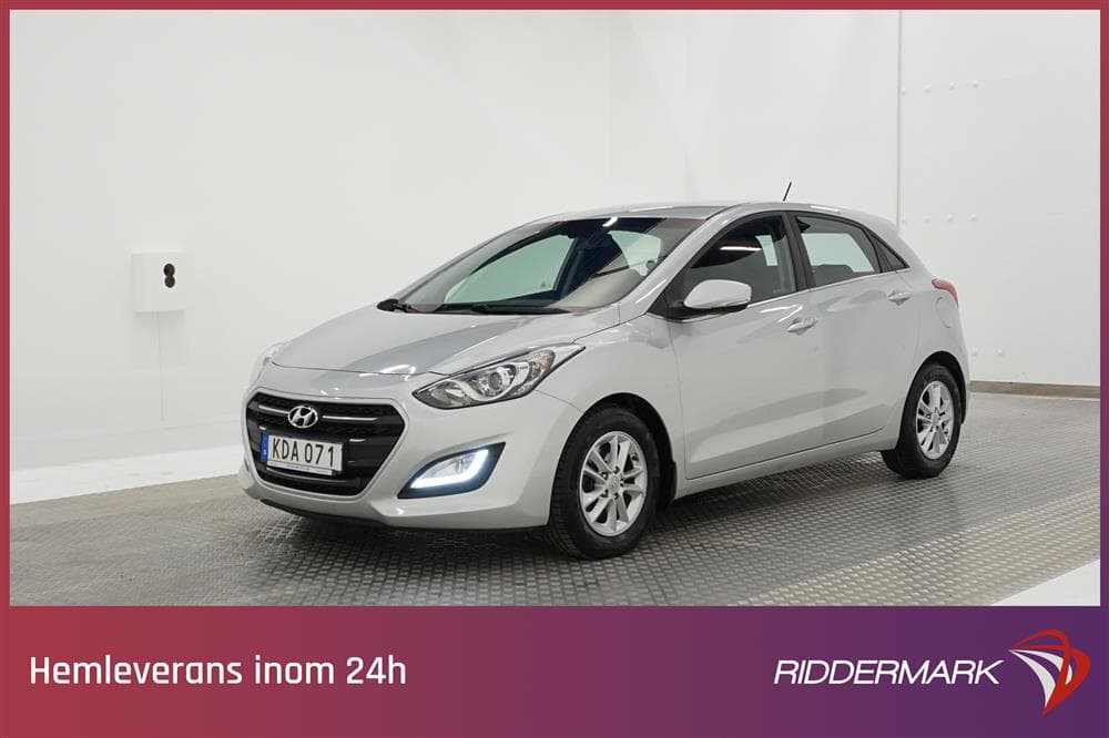 Hyundai i30 1.6 110hk Välserv P-sensor Rattvärme  0,36l/mil