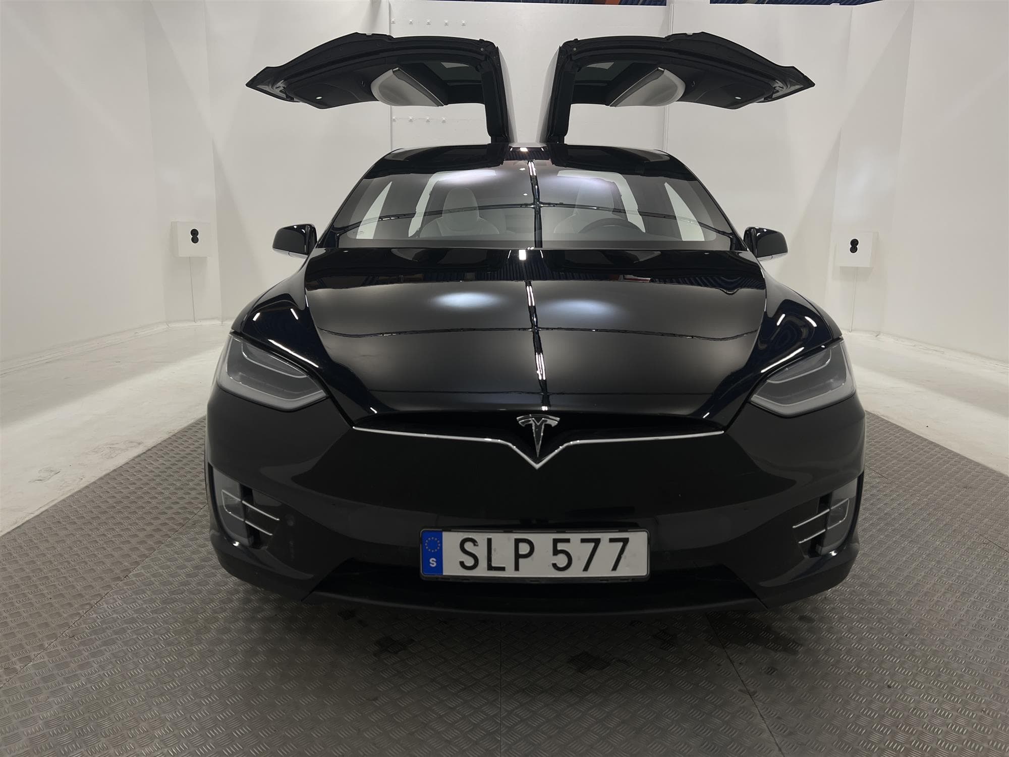 Tesla Model X 90D AWD 423hk 6Sits FRI SUPERCHARGE Drag Moms interiör