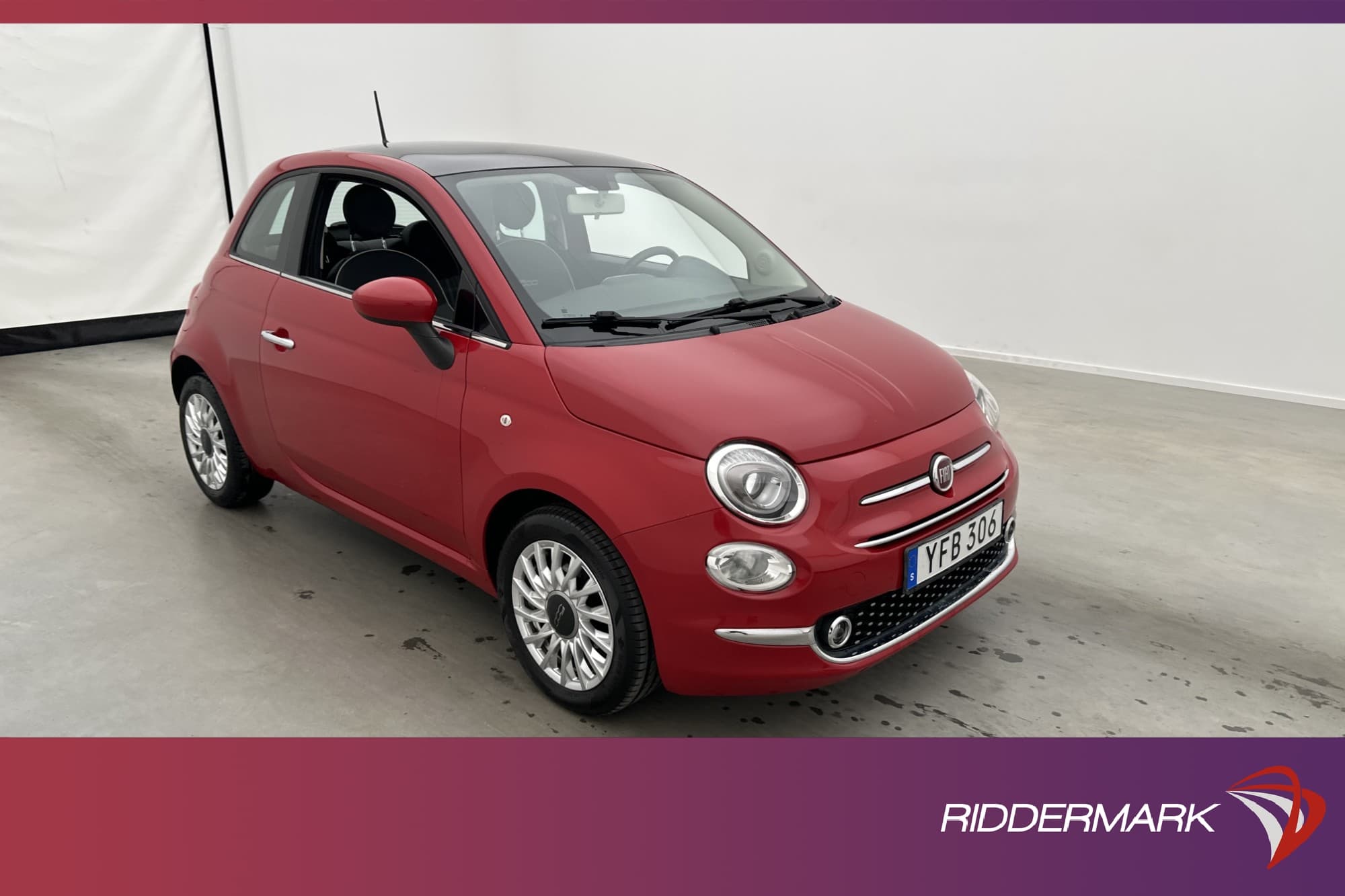 Fiat 500 1.2 8V 69hk Lounge Panorama Bluetooth 0.49l/mil