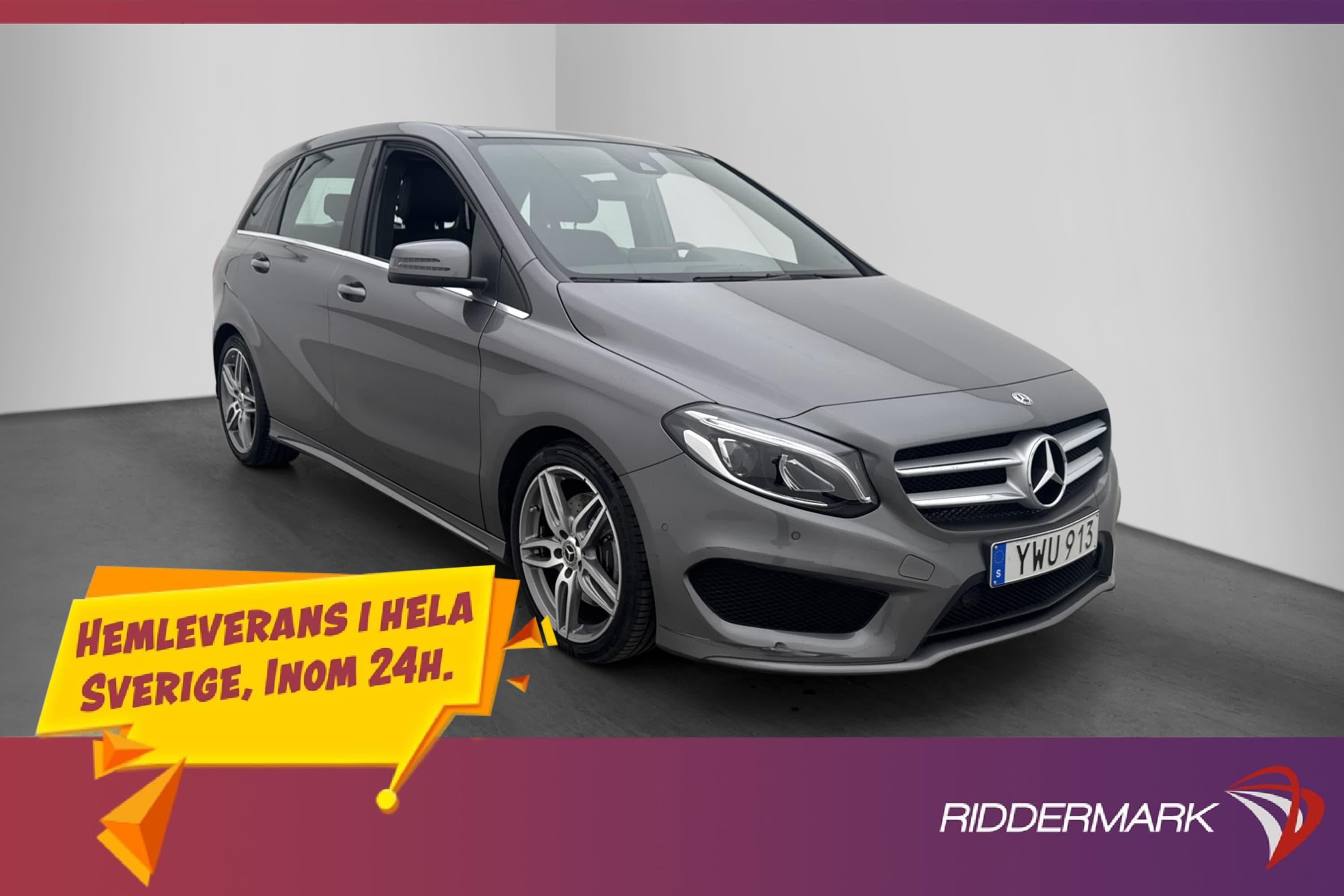 Mercedes-Benz B 220 4M 184hk AMG Pano Värmare  Drag Kamera