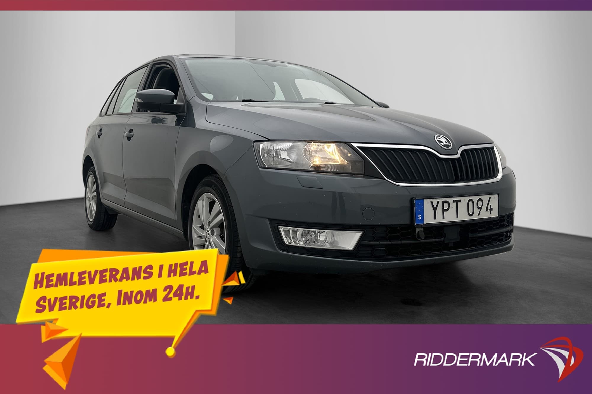 Skoda Rapid Spaceback 1.4 TDI Värmare CarPlay P-sensorer