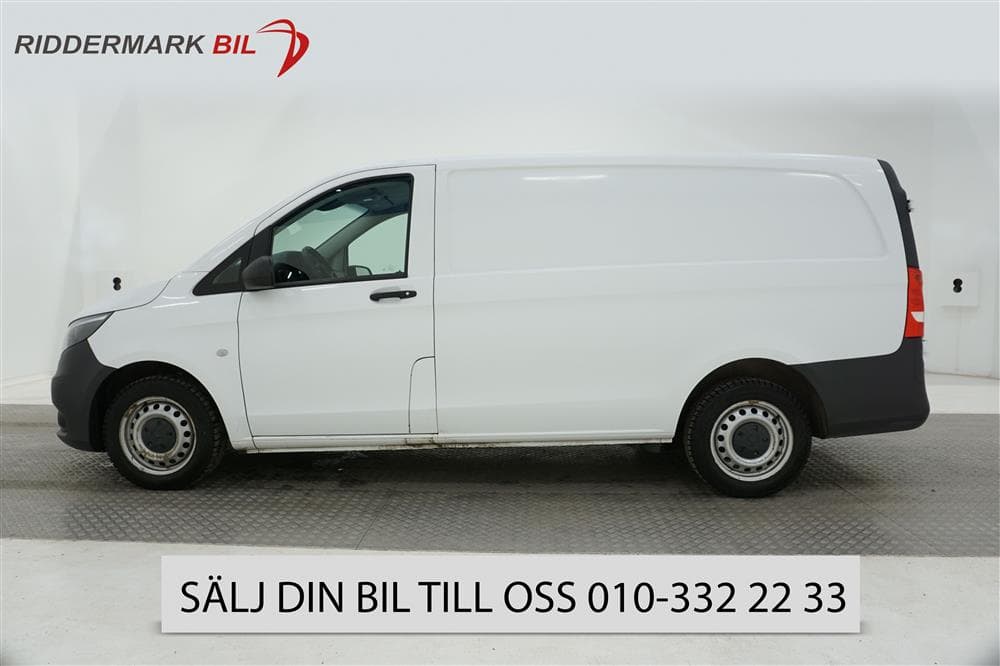 Mercedes Vito 111 CDI Lång Värmare Eu6 3-sits Drag Moms