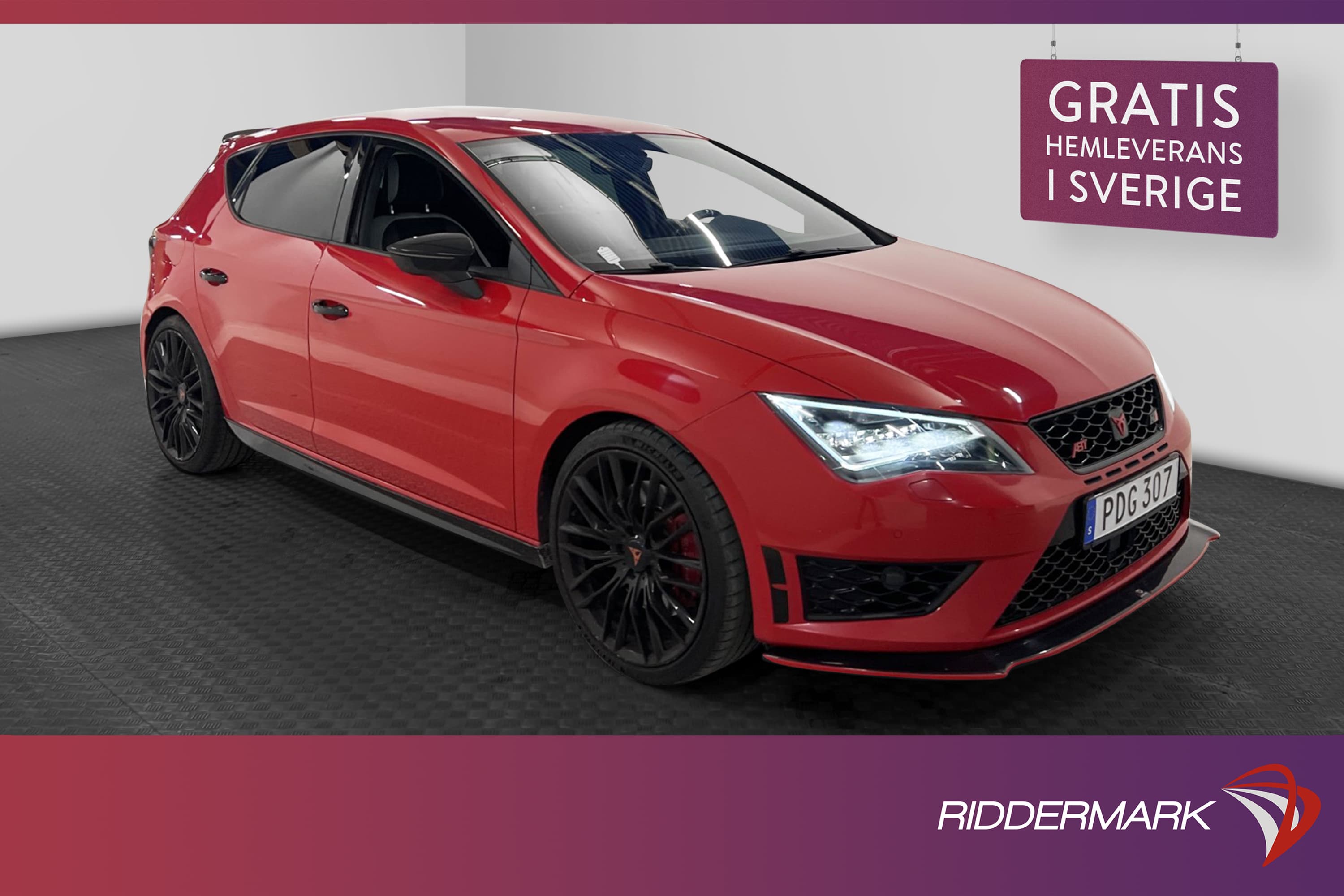 SEAT León Cupra 2.0 TSI M-värme Navigation CarPlay PDC 290hk