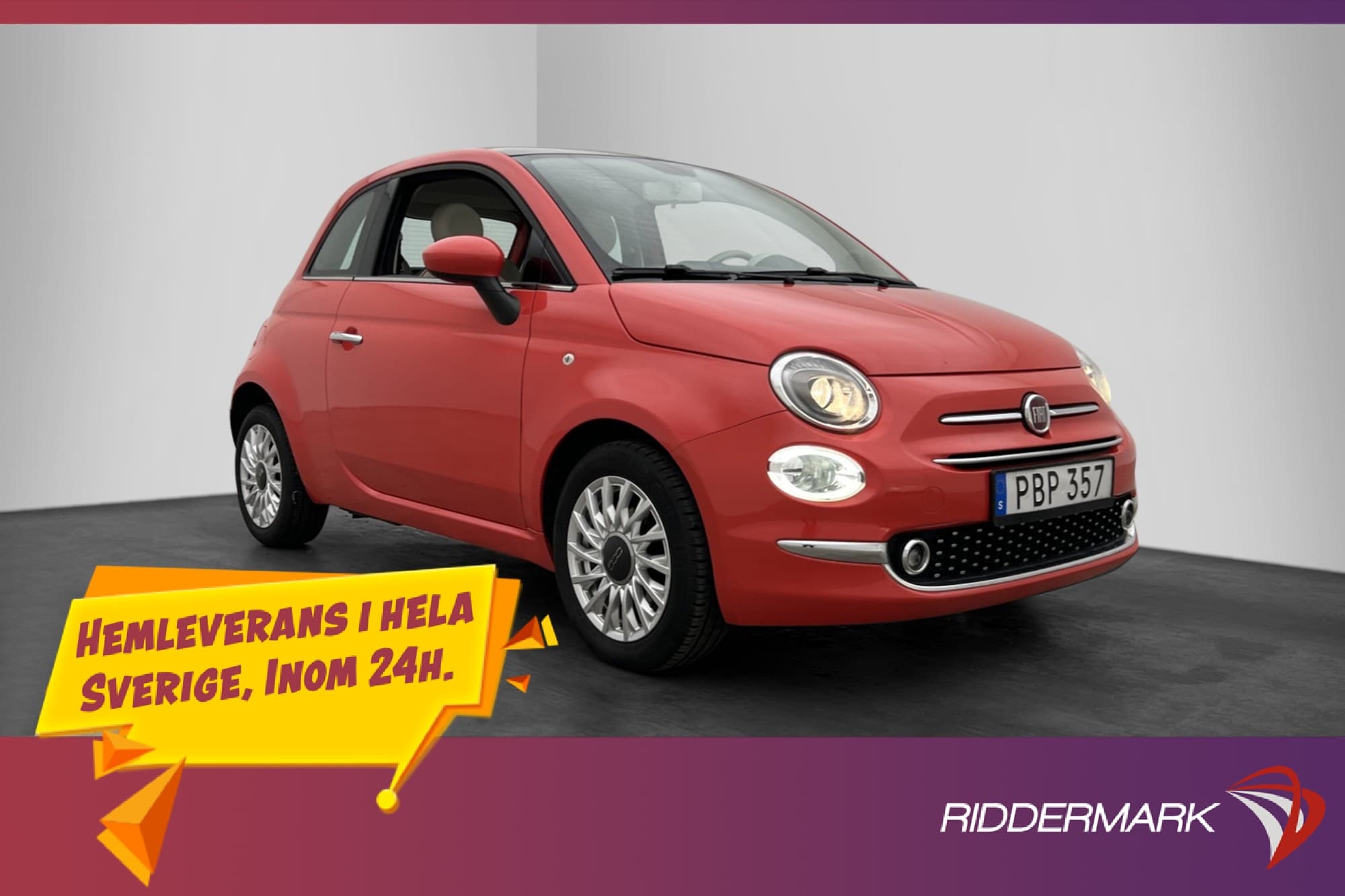 Fiat 500 1.2 8V Lounge Sensorer Pano Sensorer Kamrem-Bytt