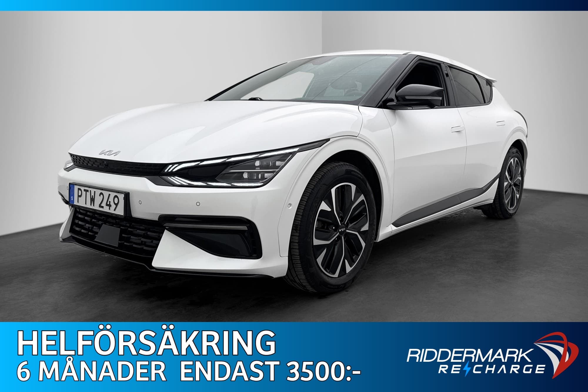 Kia EV6 77.4 kWh AWD 325hk GT-Line Meridian HUD 360° Skinn