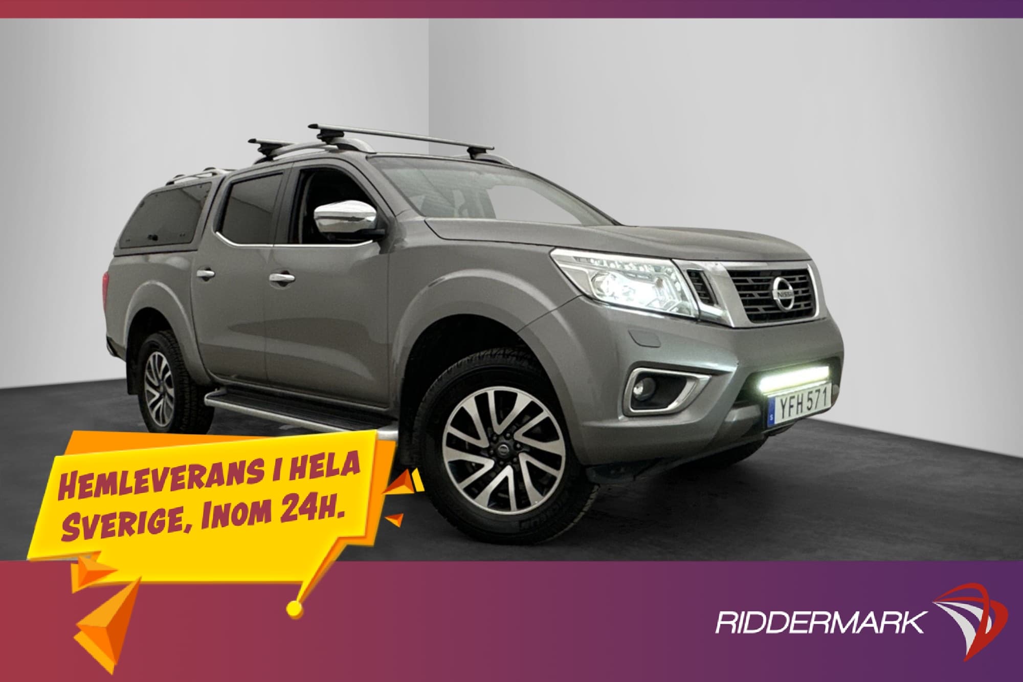 Nissan Navara Tekna 2.3 4WD Drag Diff Skinn 360° Kåpa MOMS