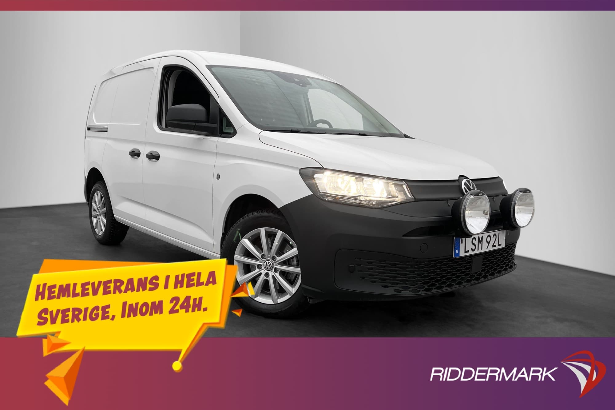 Volkswagen Caddy Cargo 2.0 TDI Värmare B-Kamera Moms 630Mil