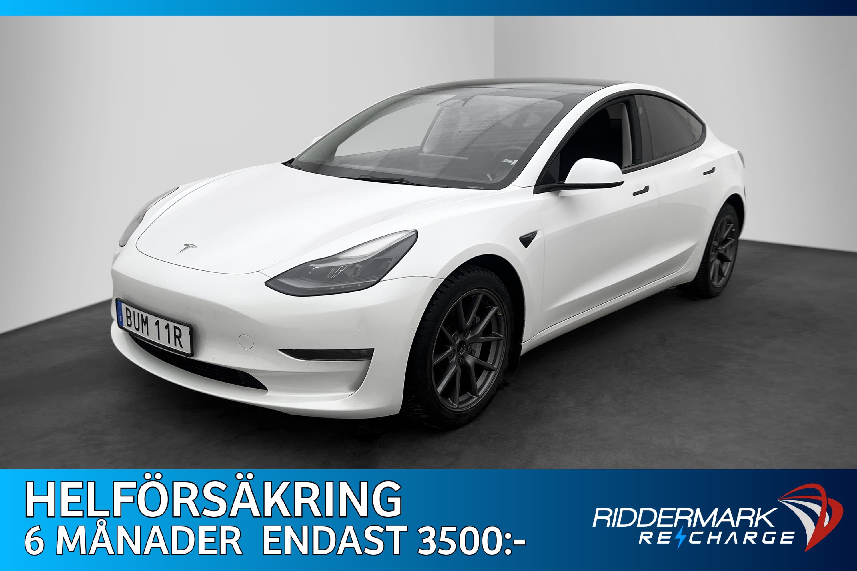Tesla Model 3 Long Range AWD Autopilot Drag Svensksåld MOMS