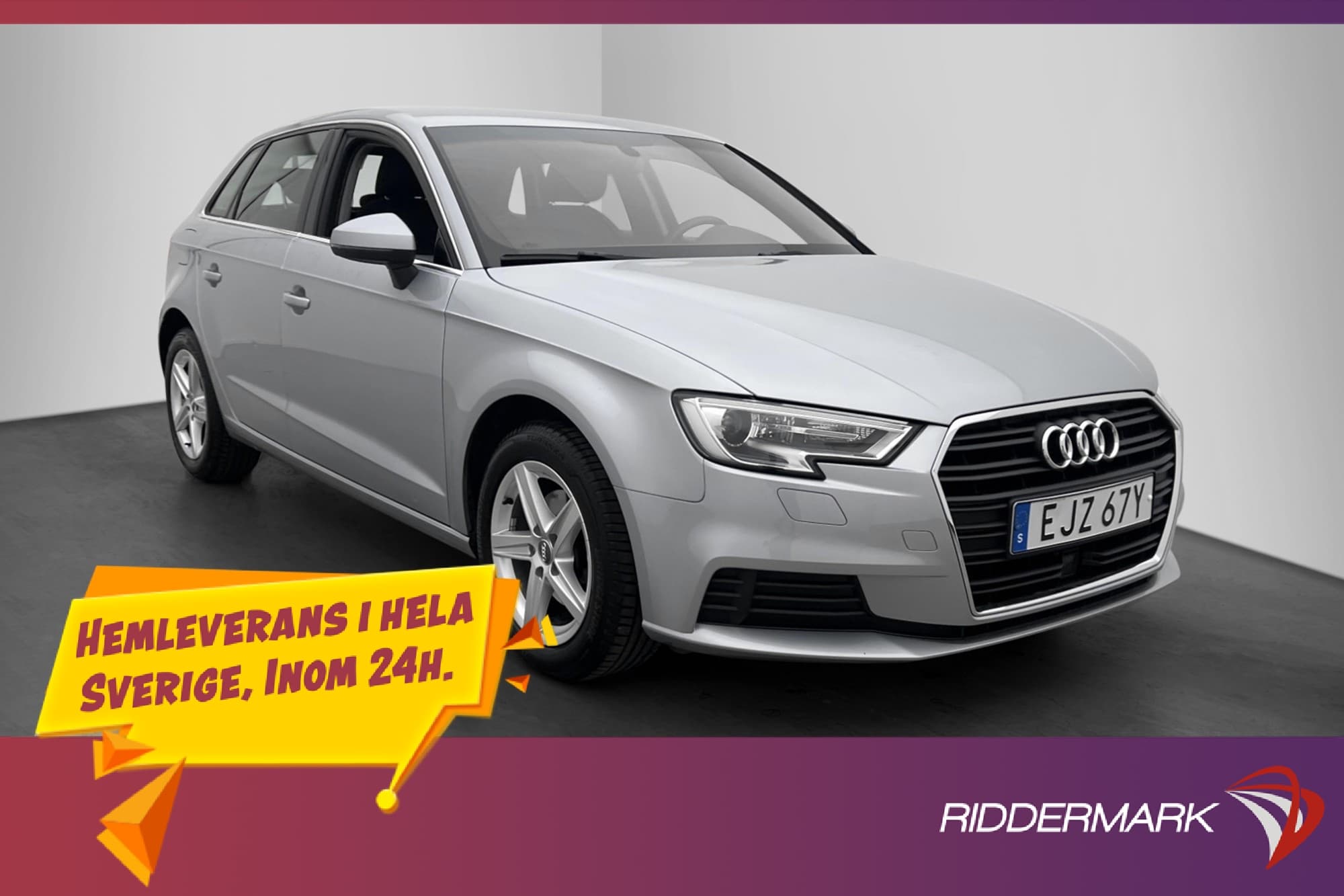 Audi A3 30 TFSI Proline Sensorer Adaptiv-Fart Låg-Årsskatt