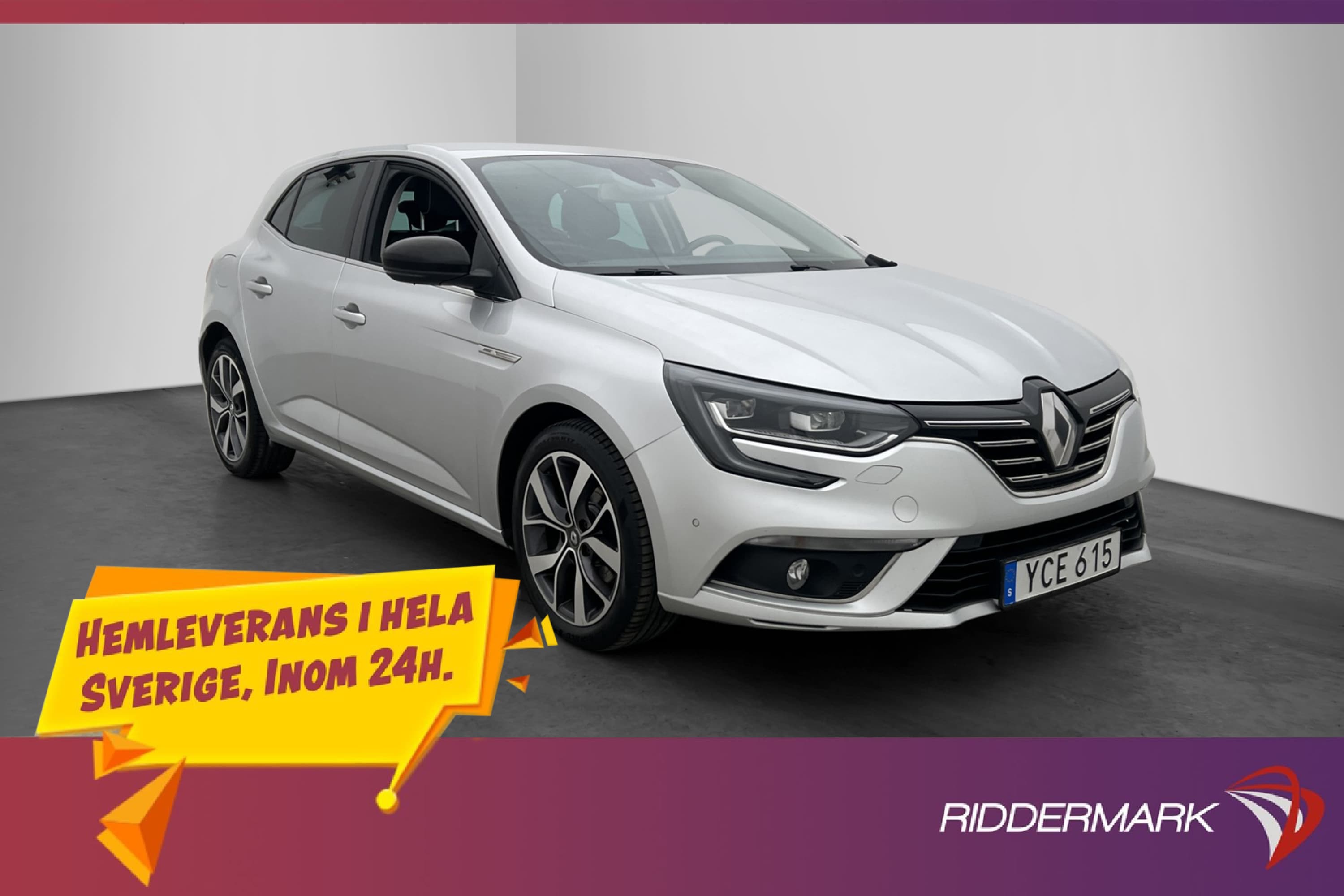 Renault Mégane TCe 132hk BOSE Kamera Navi 536kr Skatt