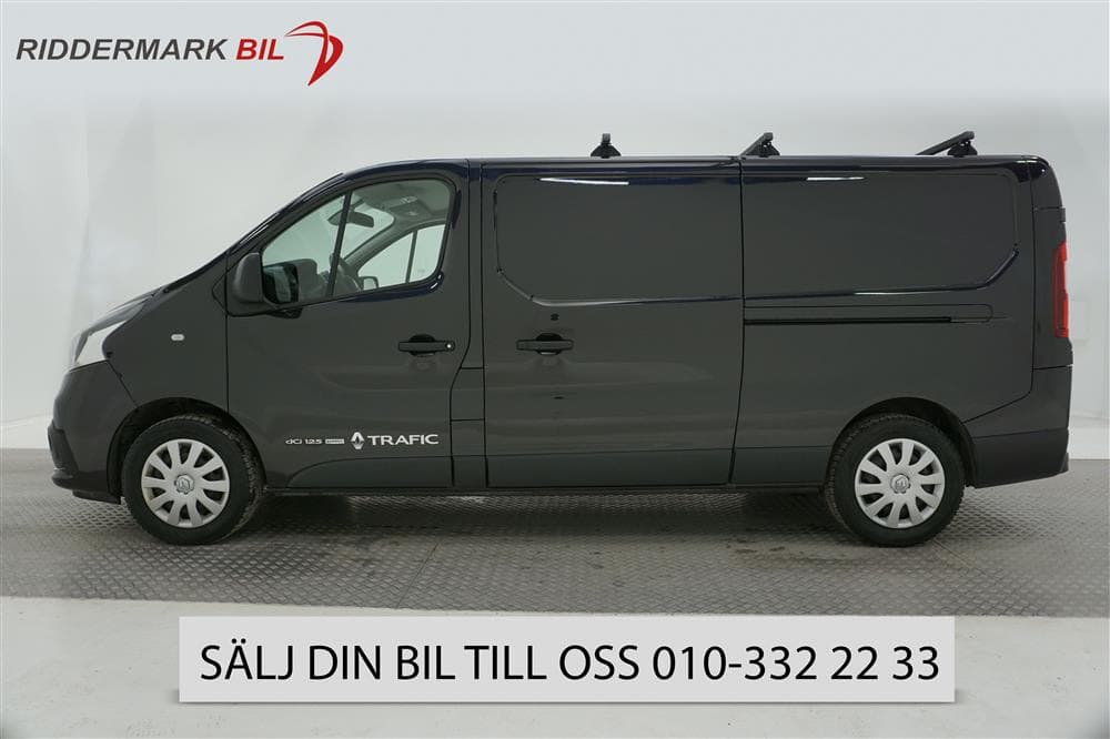 Renault Trafic 1.6dCi L2 Eu6 3sits 125hk Värmare Drag Moms 
