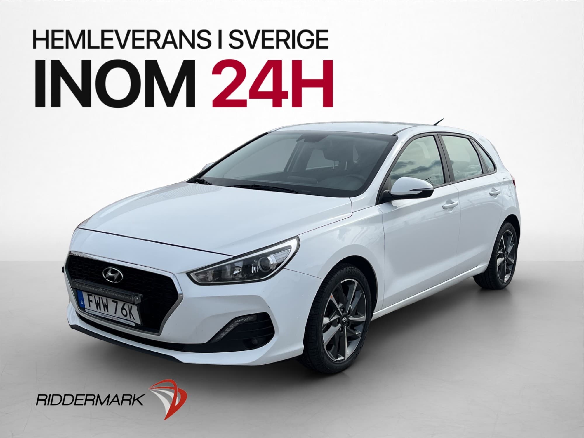Hyundai i30 140hk Trend M-Värmare Kamera CarPlay Rattvärme