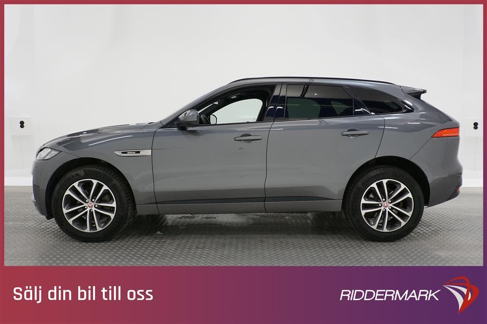 Jaguar F-Pace 2.0D AWD 180hk R-Sport Pano Cockpit Navi Skinn