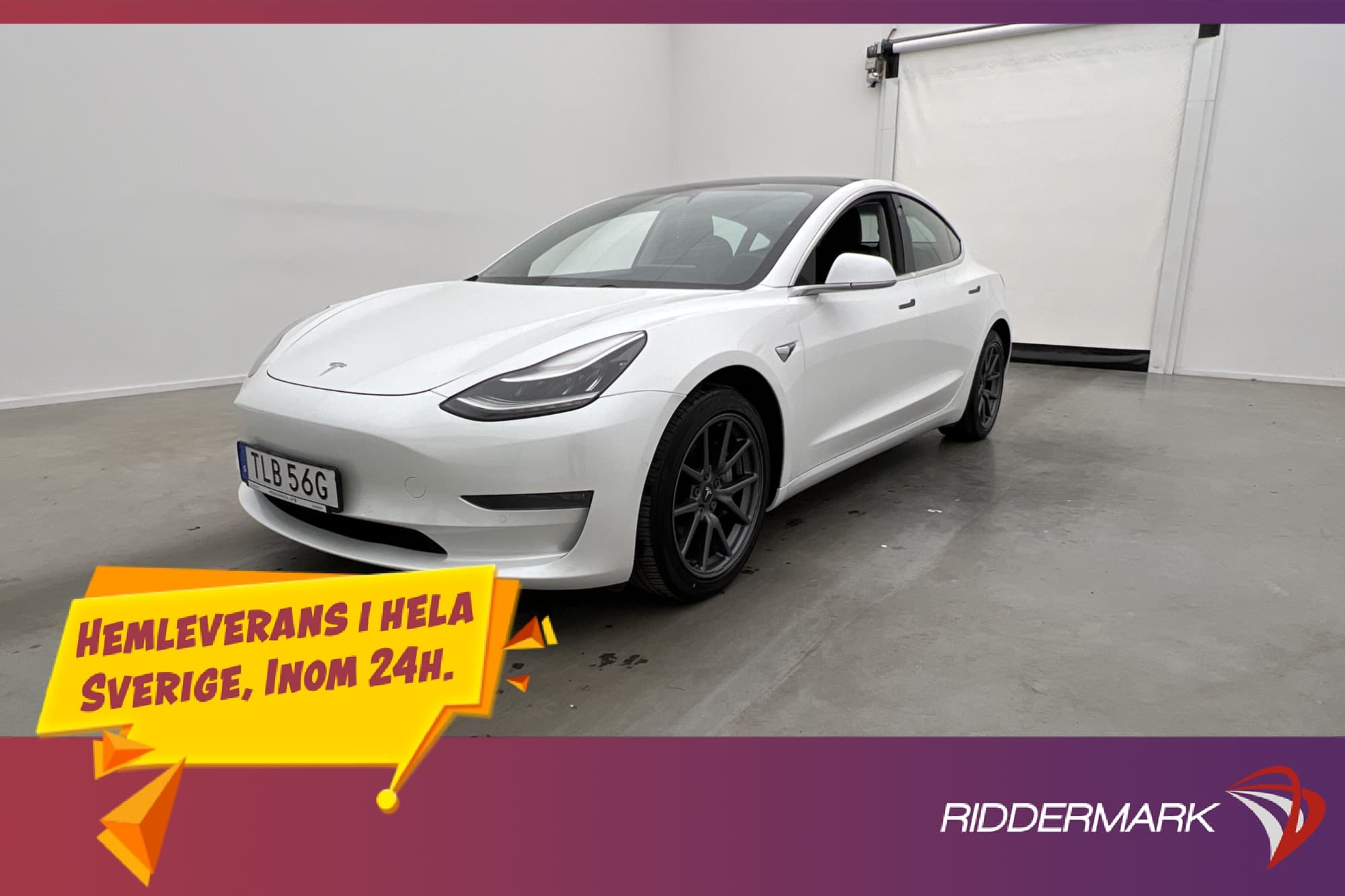 Tesla Model 3 Long Range AWD Autopilot Dragkrok Sv.Såld MOMS