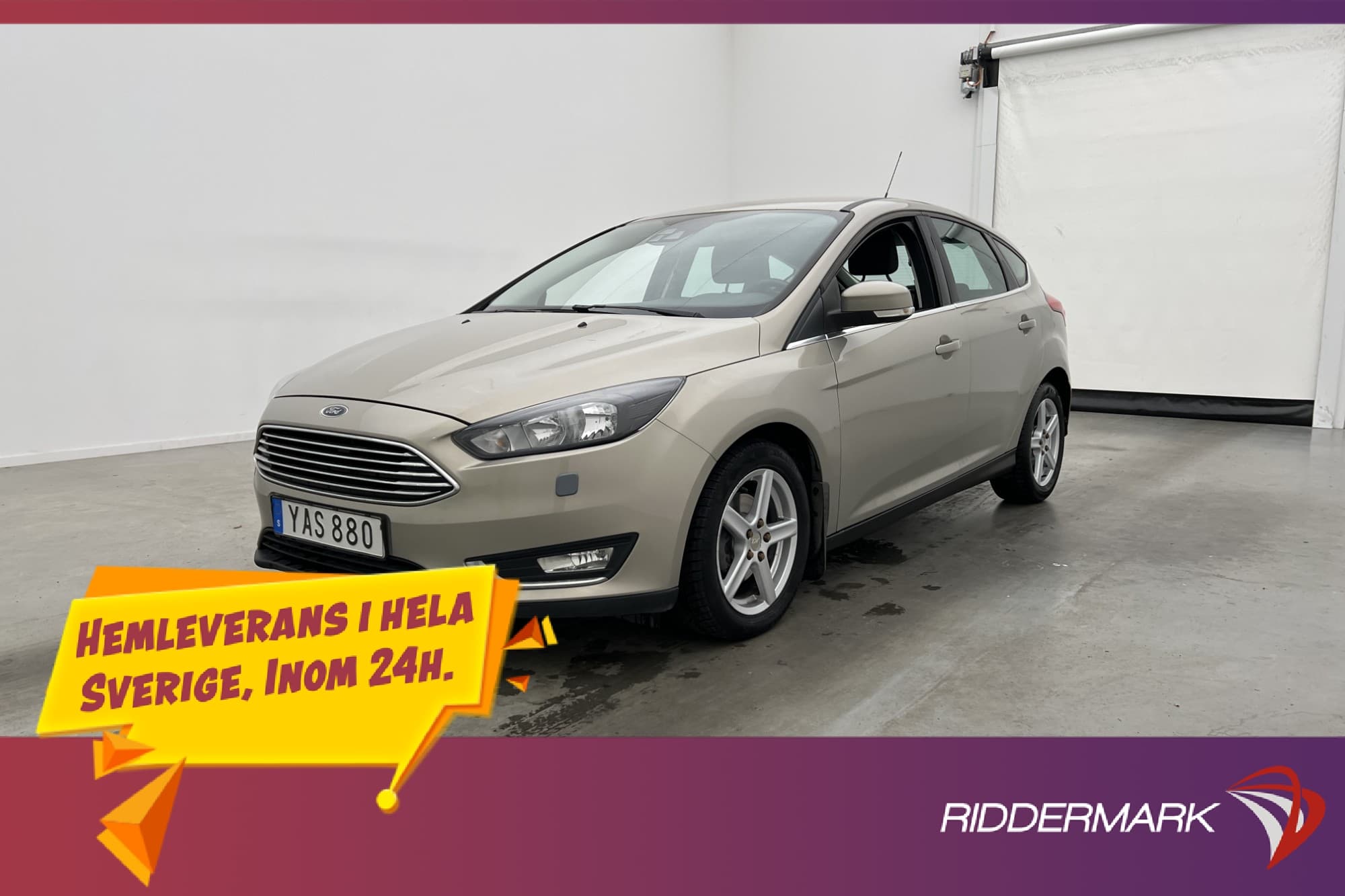 Ford Focus 1.5 TDCi 120hk Titanium Sensorer Farthållare 