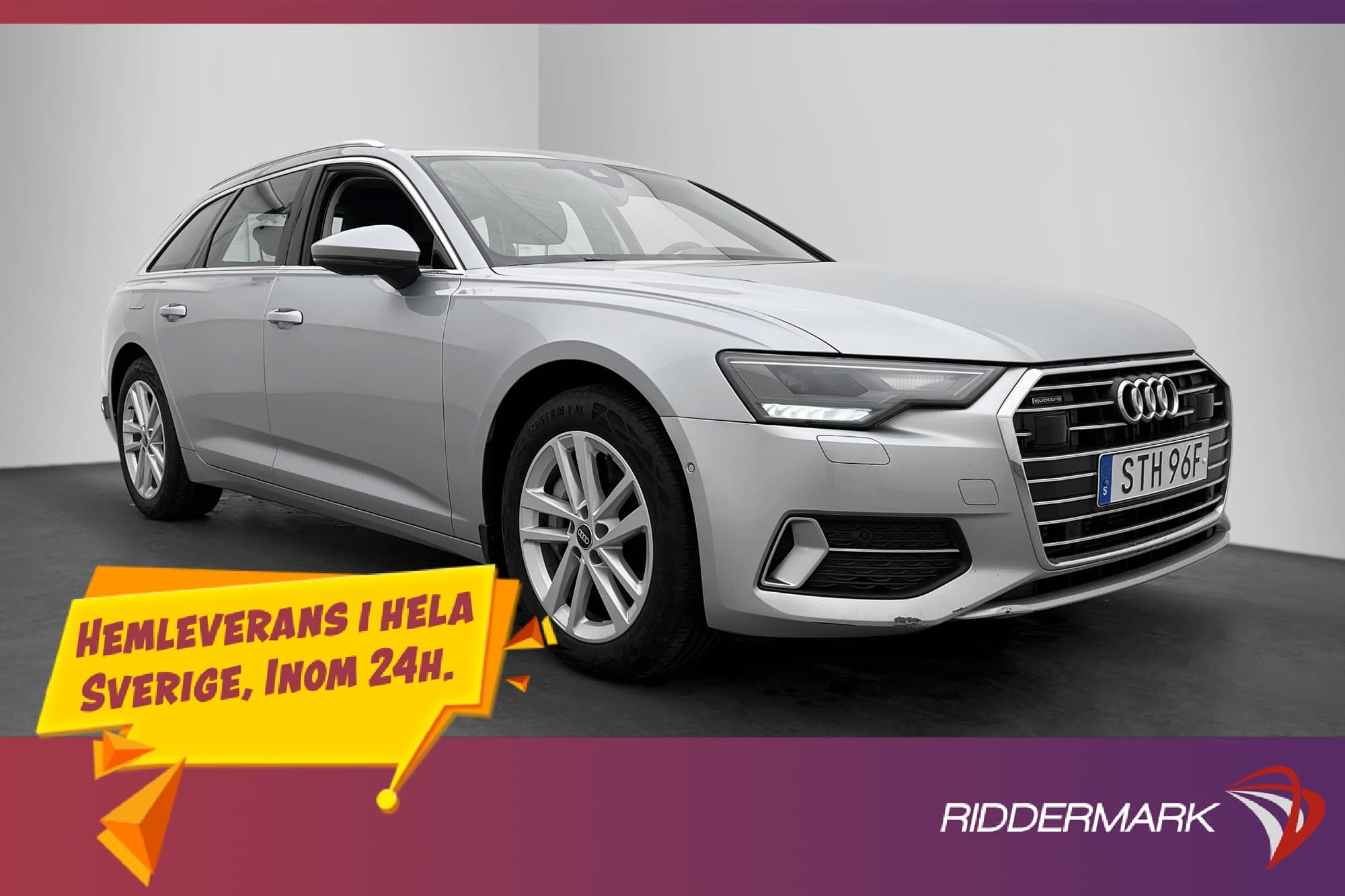 Audi A6 Avant 50 TFSI e Quattro 299hk Cockpit Kamera Drag