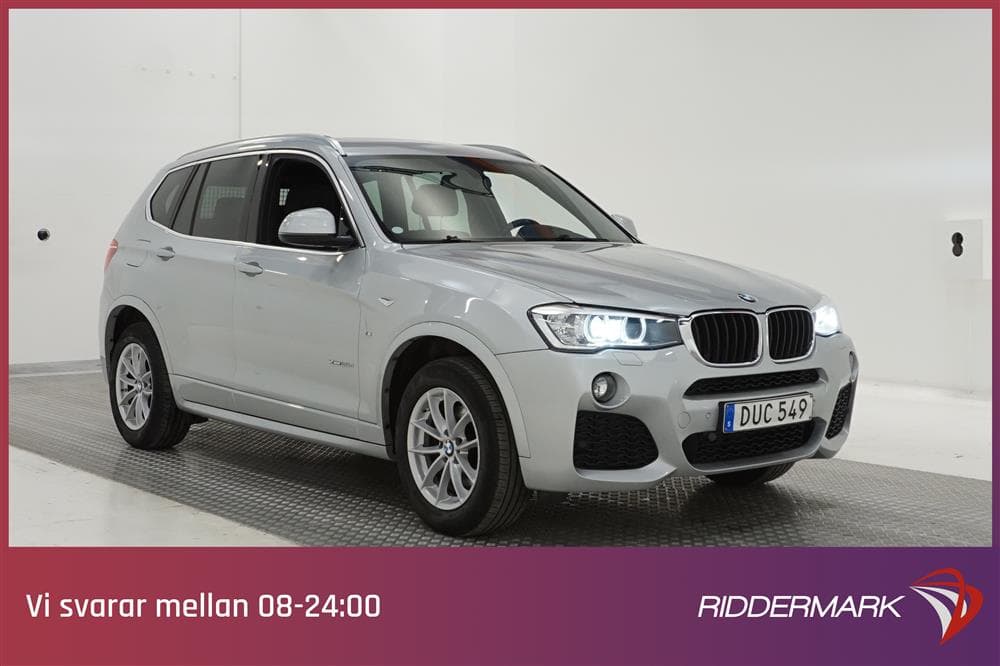 BMW X3 xDrive20d 190hk M Sport M-värm Pano Navi Drag H/Kexteriör