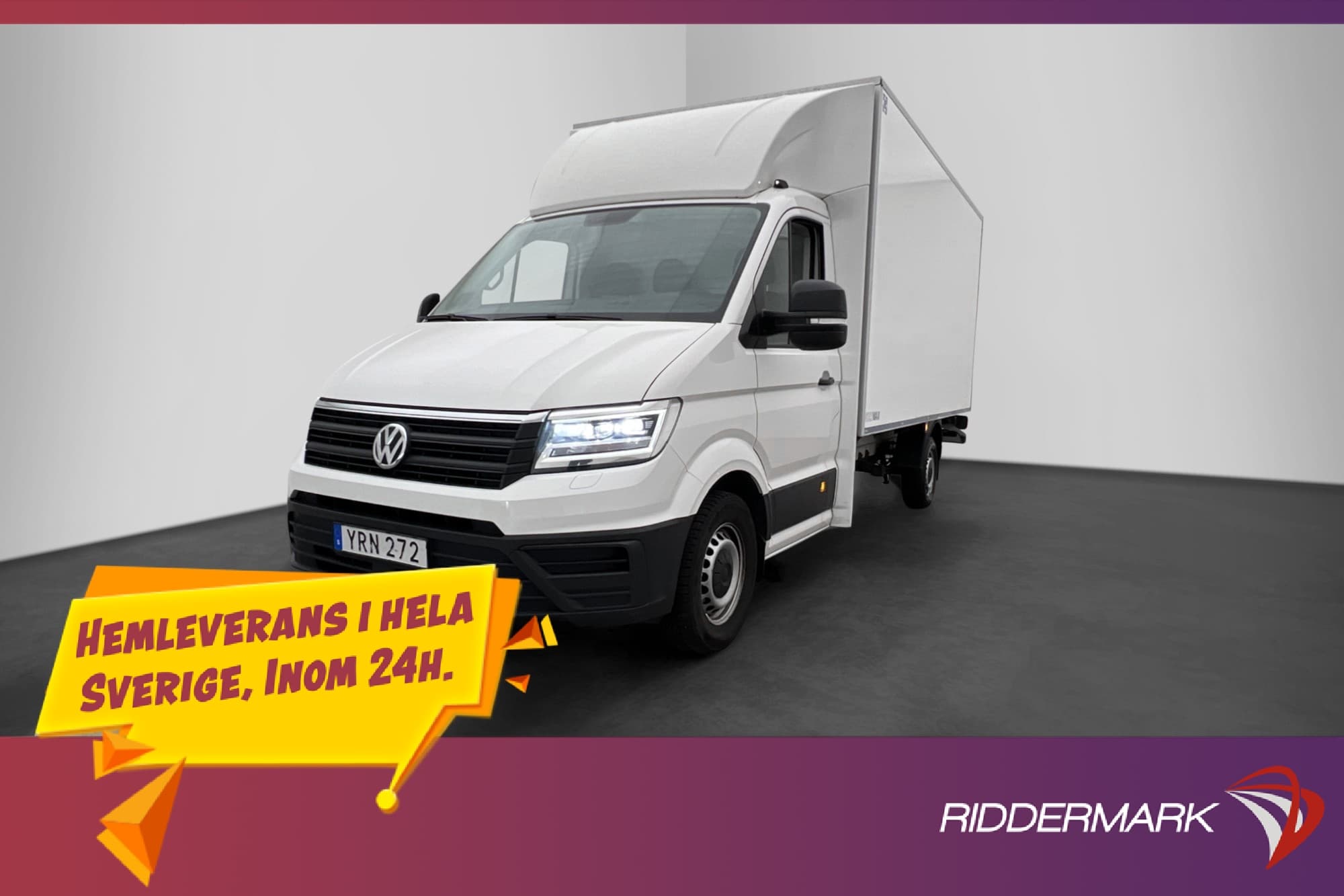 Volkswagen Crafter 177hk Bakgavellyft Värmare Sidodörr MOMS