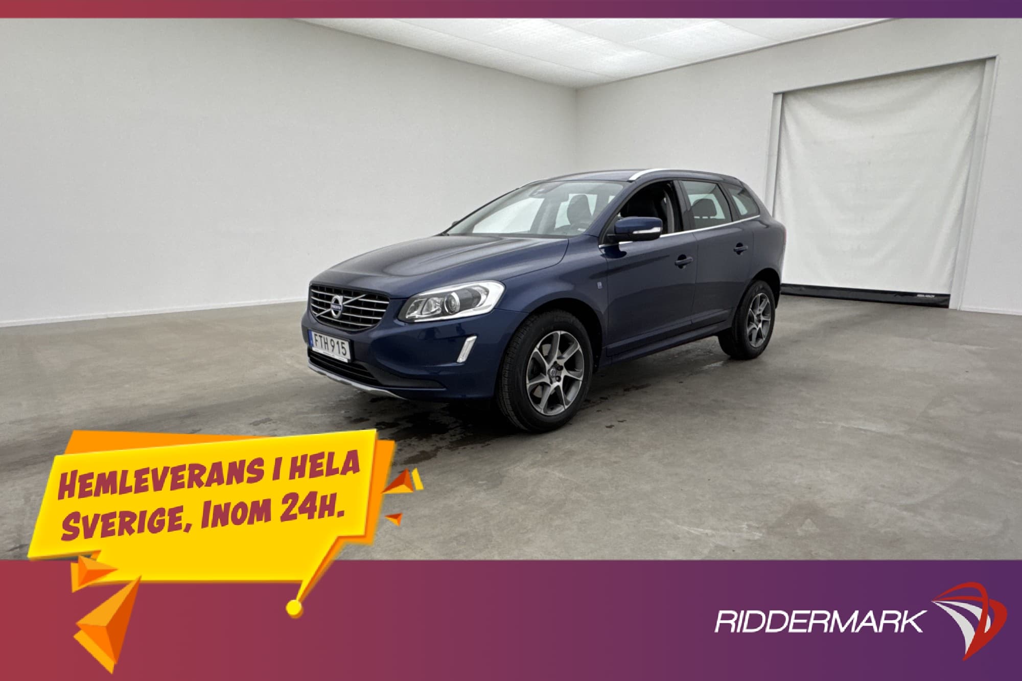 Volvo XC60 D4 190hk Ocean Race VOC Värmare Skinn Sensorer