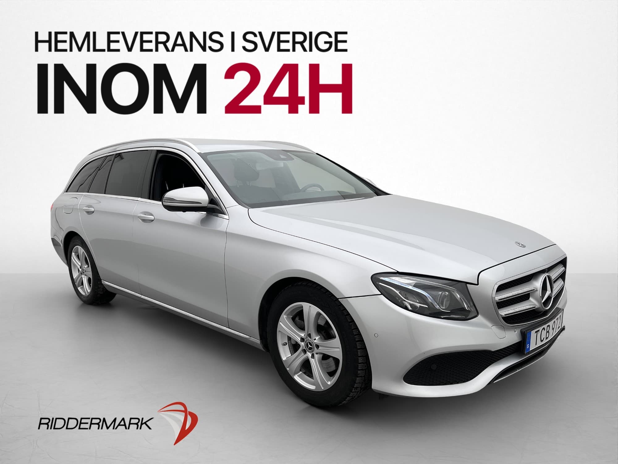 Mercedes-Benz E 220 T d 194hk 4M 360º Kamera Navi Drag