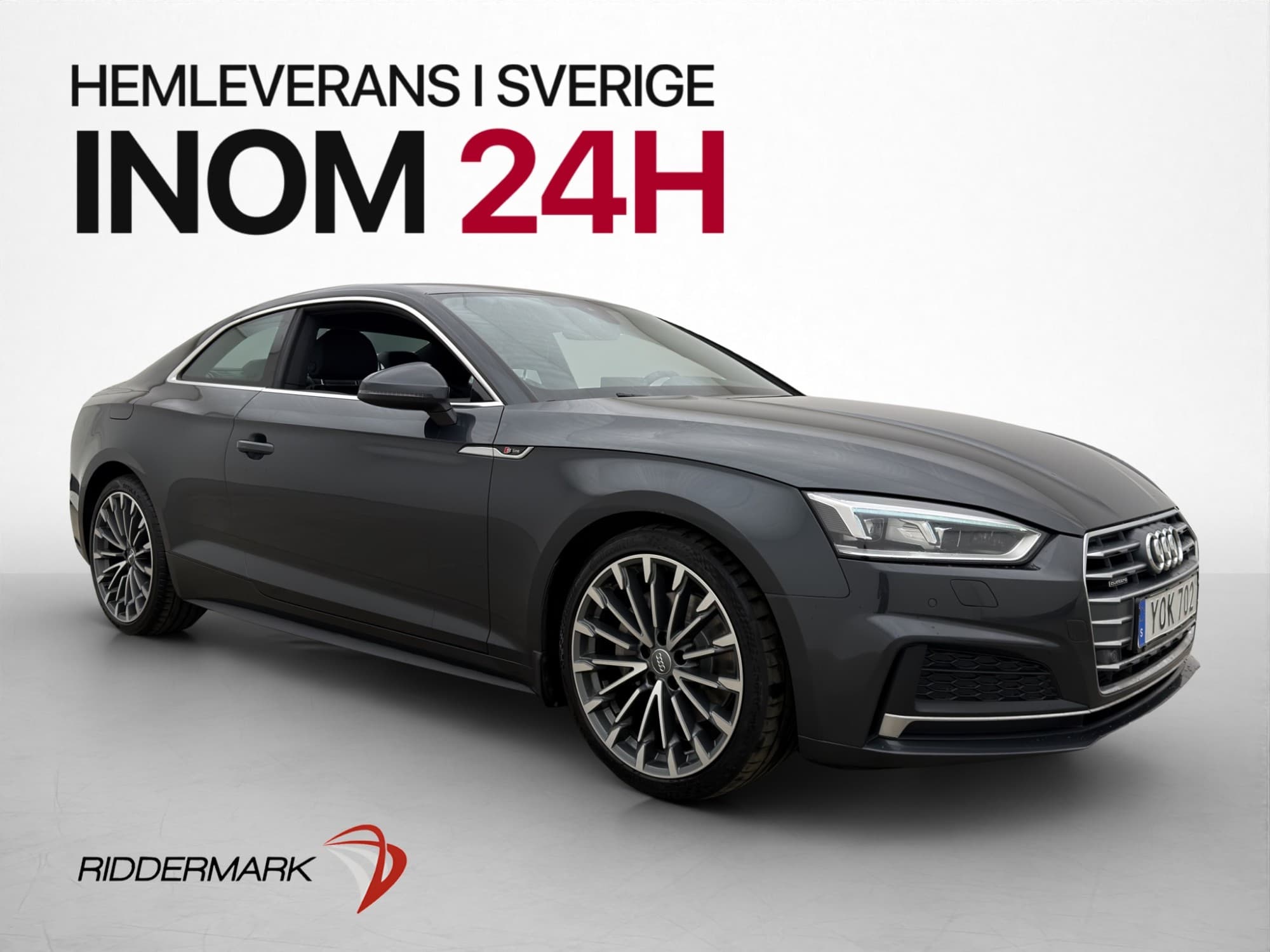 Audi A5 Coupé 3.0 V6 TDI Quattro S Line Värmare Skinn/Tyg 