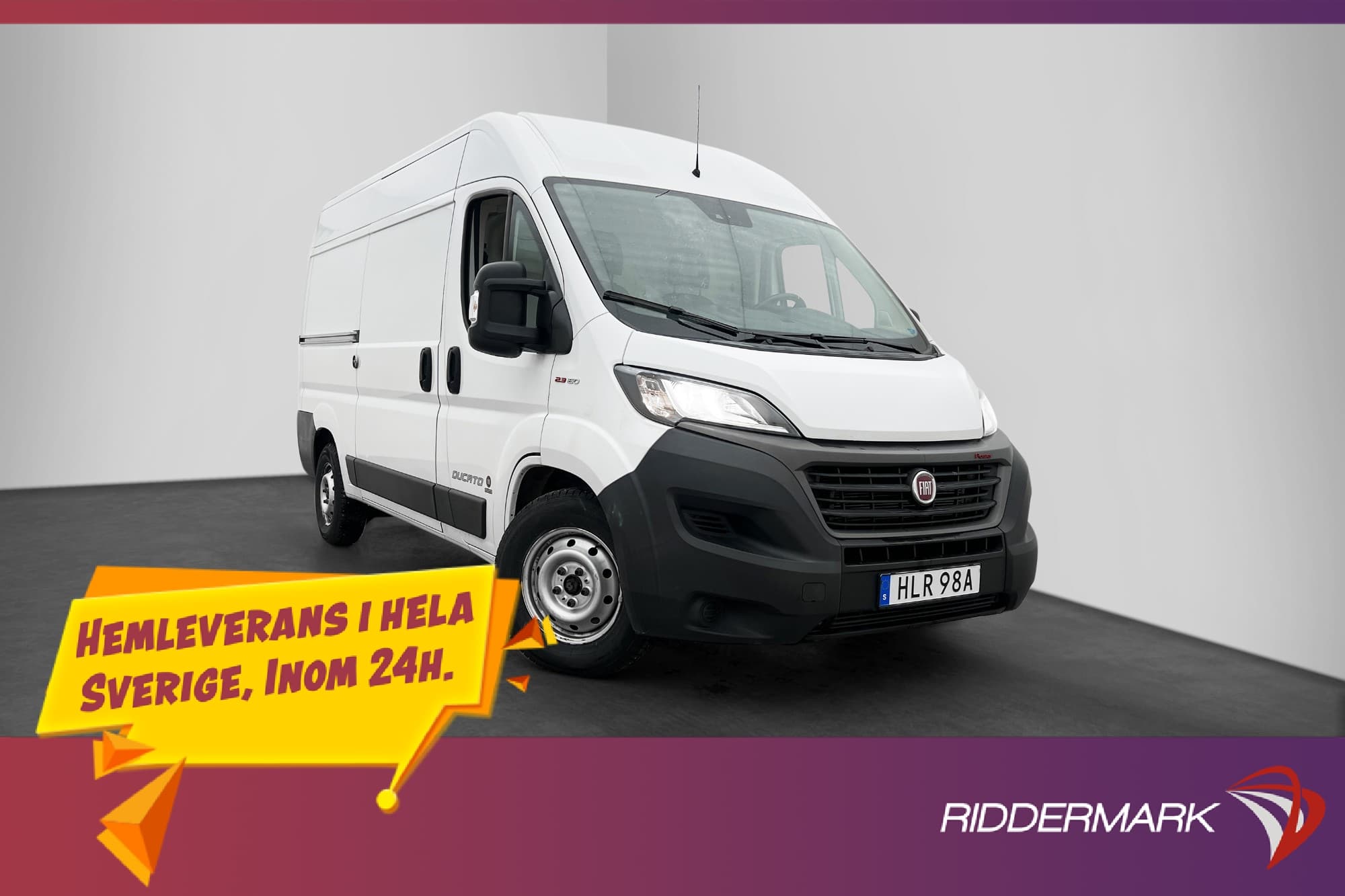 Fiat Ducato L2H2 2.3 Ny-Kamrem Värmare Drag B-Kamera MOMS