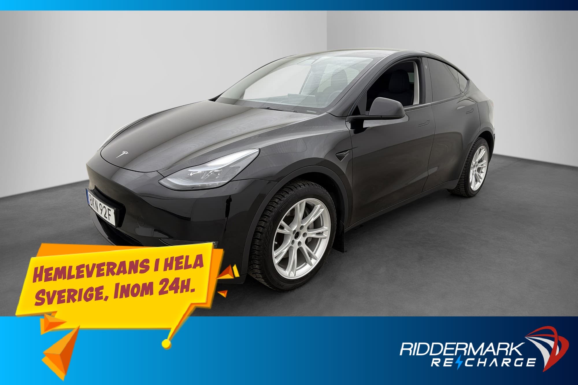 Tesla Model Y Long Range AWD Autopilot Svensksåld MOMS
