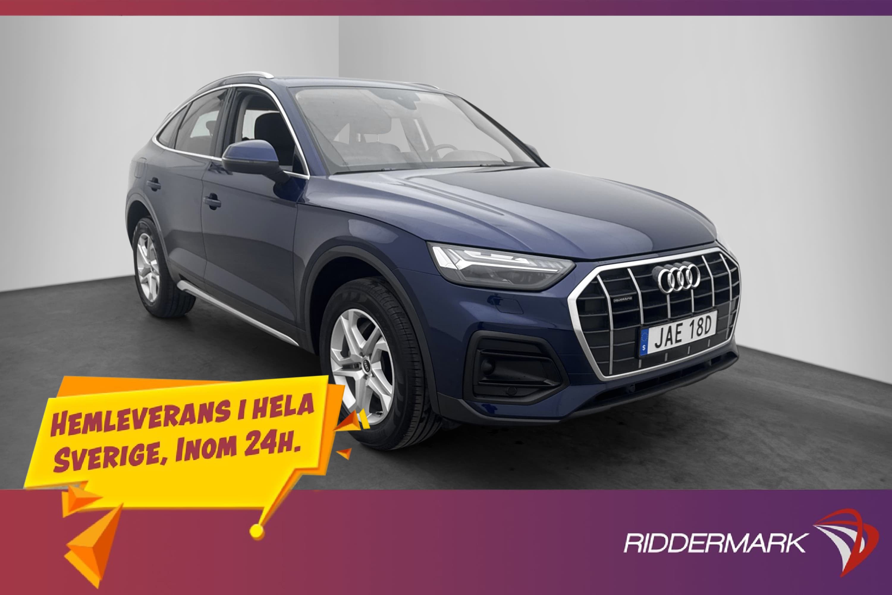 Audi Q5 Sportback 40 TDI Q Cockpit Värmare Kamera Navi Drag