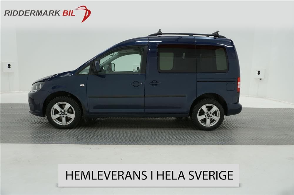 Volkswagen Caddy Life 2.0 EcoFuel (109hk) 5sits Drag M-värm