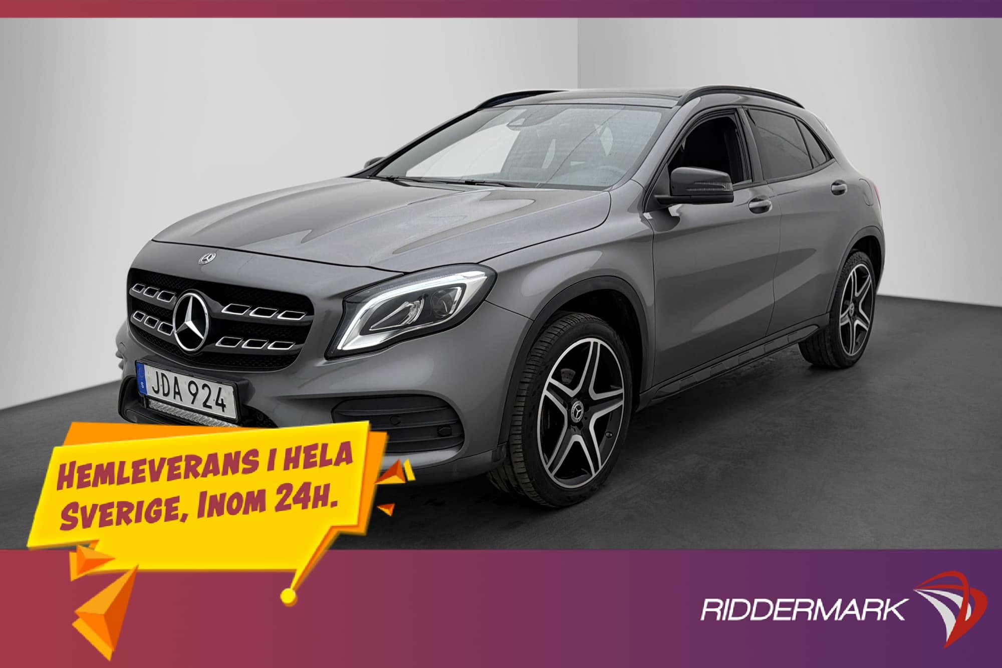 Mercedes-Benz GLA 200 AMG Pano M&K-Värmare Kamera Navi Drag