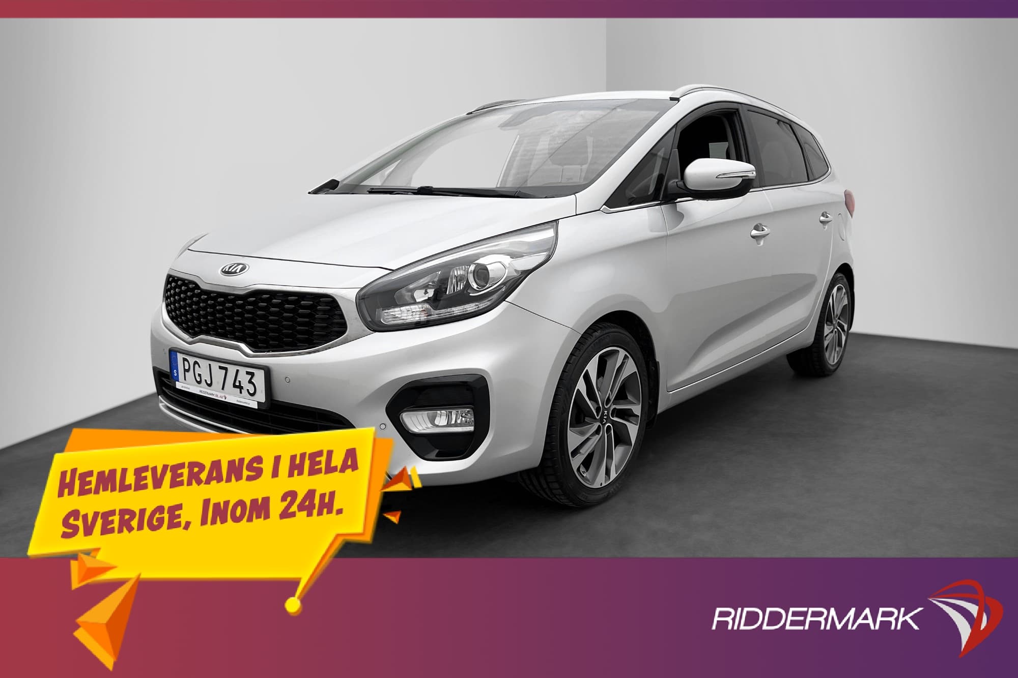 Kia Carens 1.7 VGT 115hk GLS 7 Sits Dragkrok Kamera CarPlay