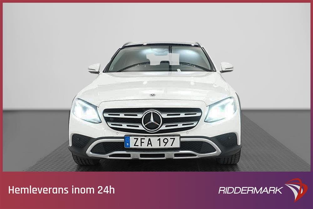 Mercedes-Benz E 220 All-T 4M Widescreen Pano Burmester 360exteriör