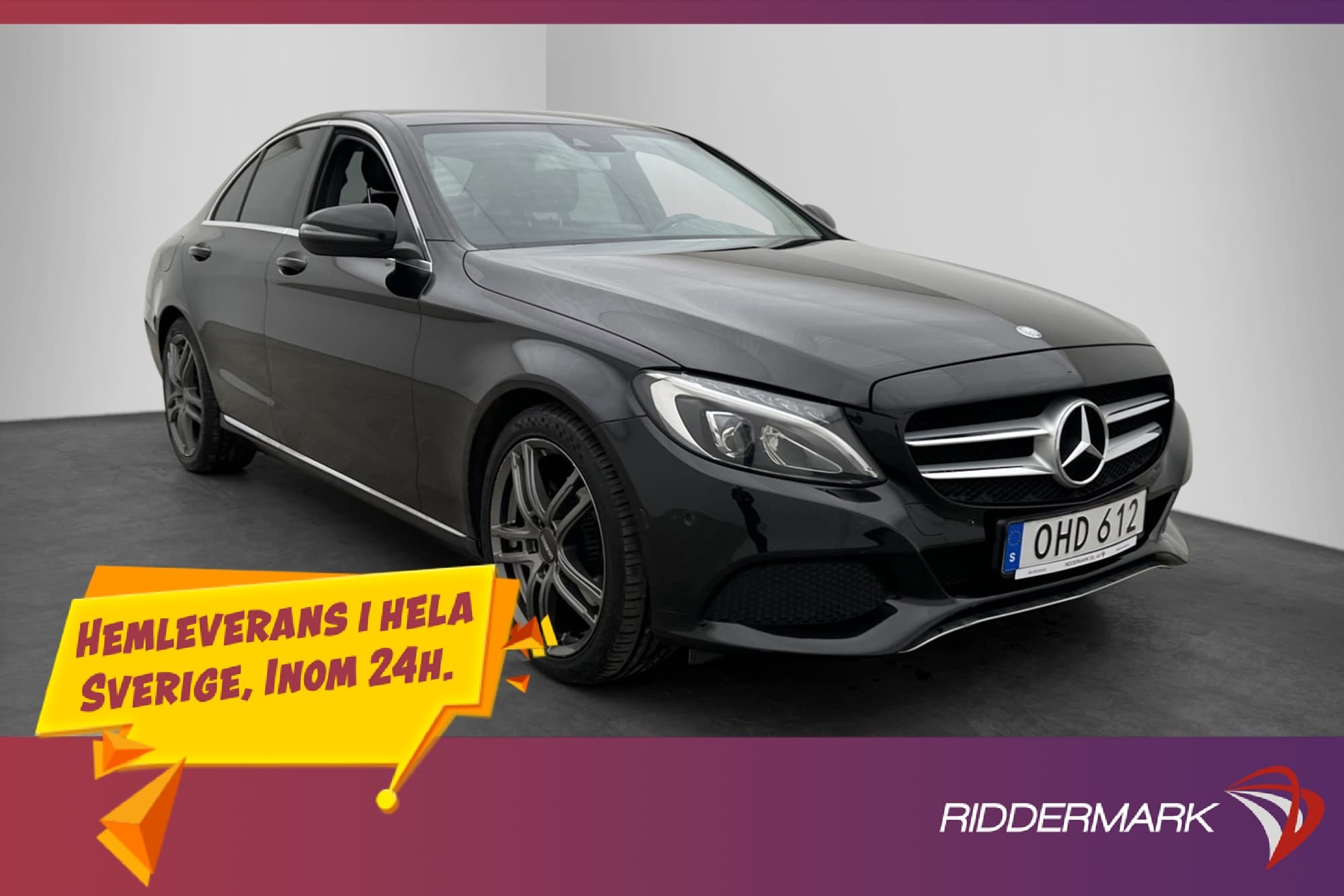 Mercedes-Benz C 220 d 170hk Dragkrok Värmare Sensorer