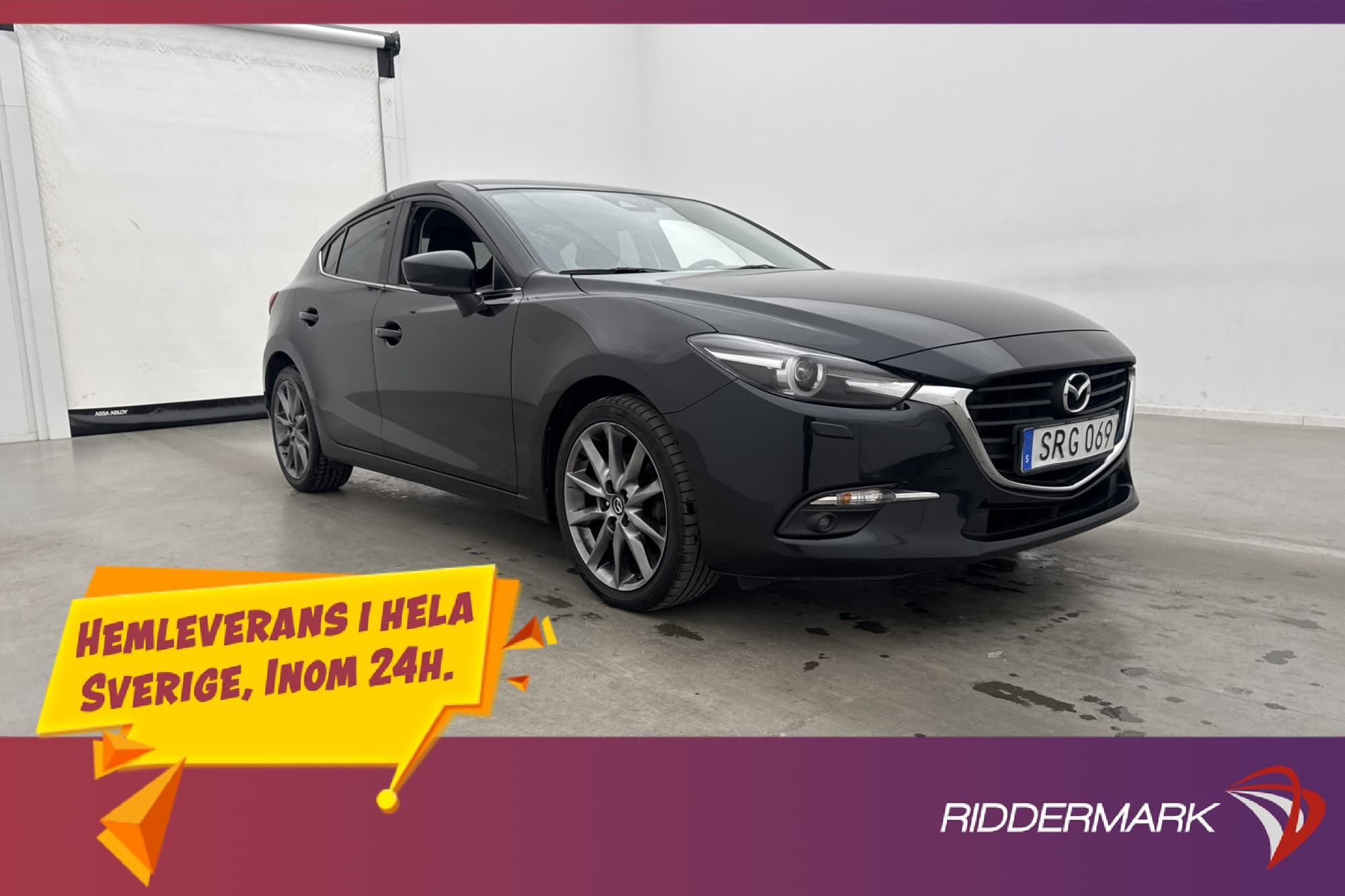 Mazda 3 Sport 2.0 165hk VisionPlus HUD Rattvärme Kamera