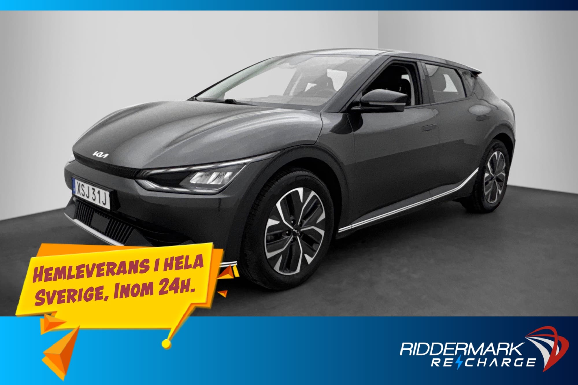 Kia EV6 77.4 kWh PLUS Drag Kamera BLIS Rattvärme MOMS 1Ägare