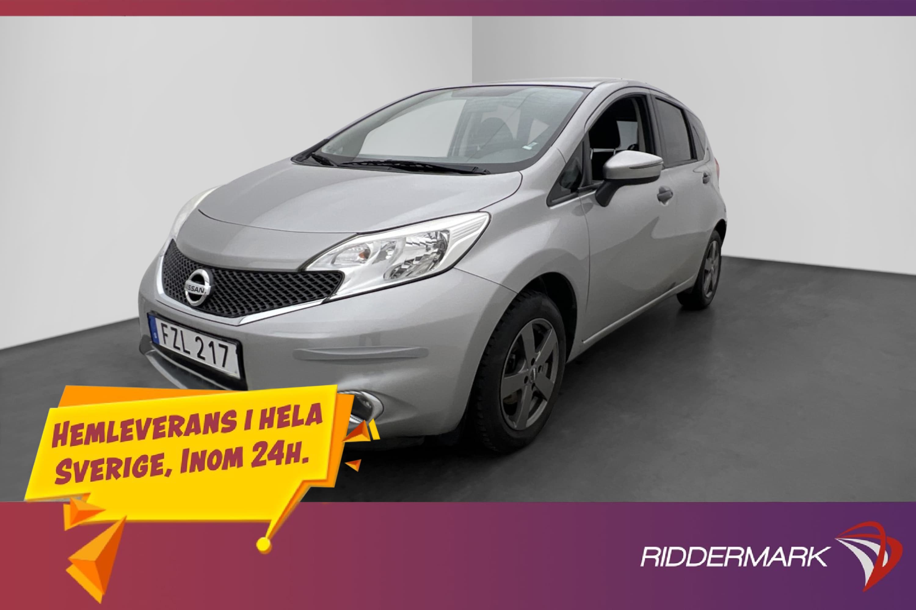 Nissan Note 1.2 Manuell 80hk Farthållare AC 360kr Skatt 