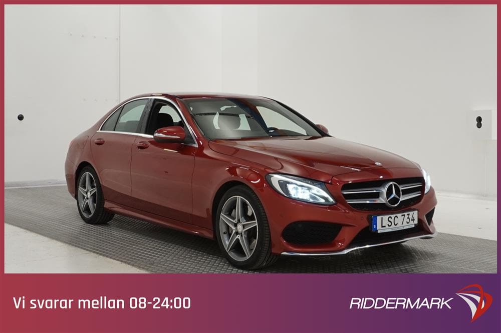 Mercedes-Benz C 250 4M AMG Skinn Navi Drag 0,49L/Mil exteriör
