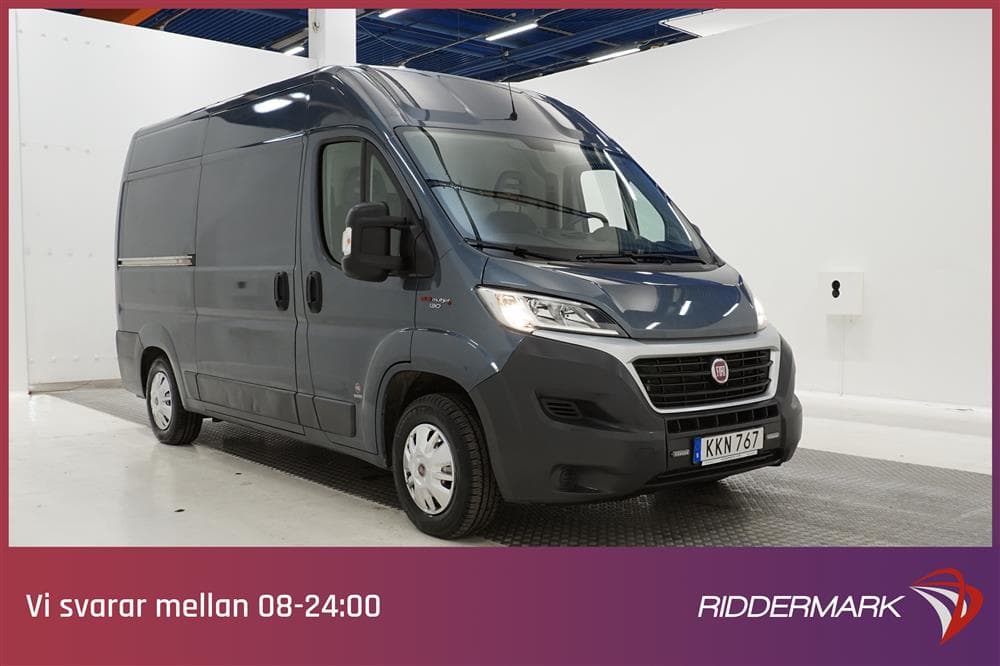 Fiat Ducato 2.3 L2H2 Spolbil Kamera Drag Värmare Moms 