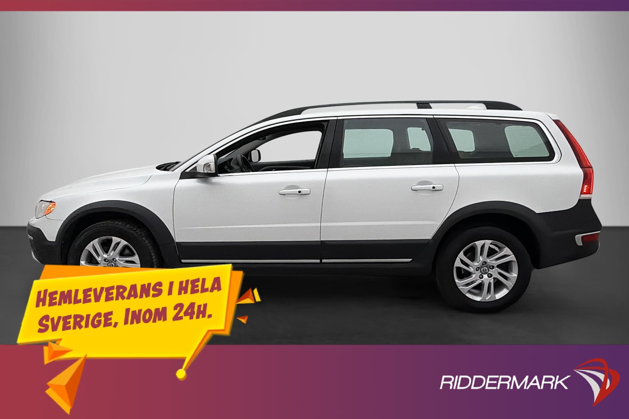 Volvo XC70 D5 AWD 215hk Summum Taklucka Värm VoC Skinn Drag