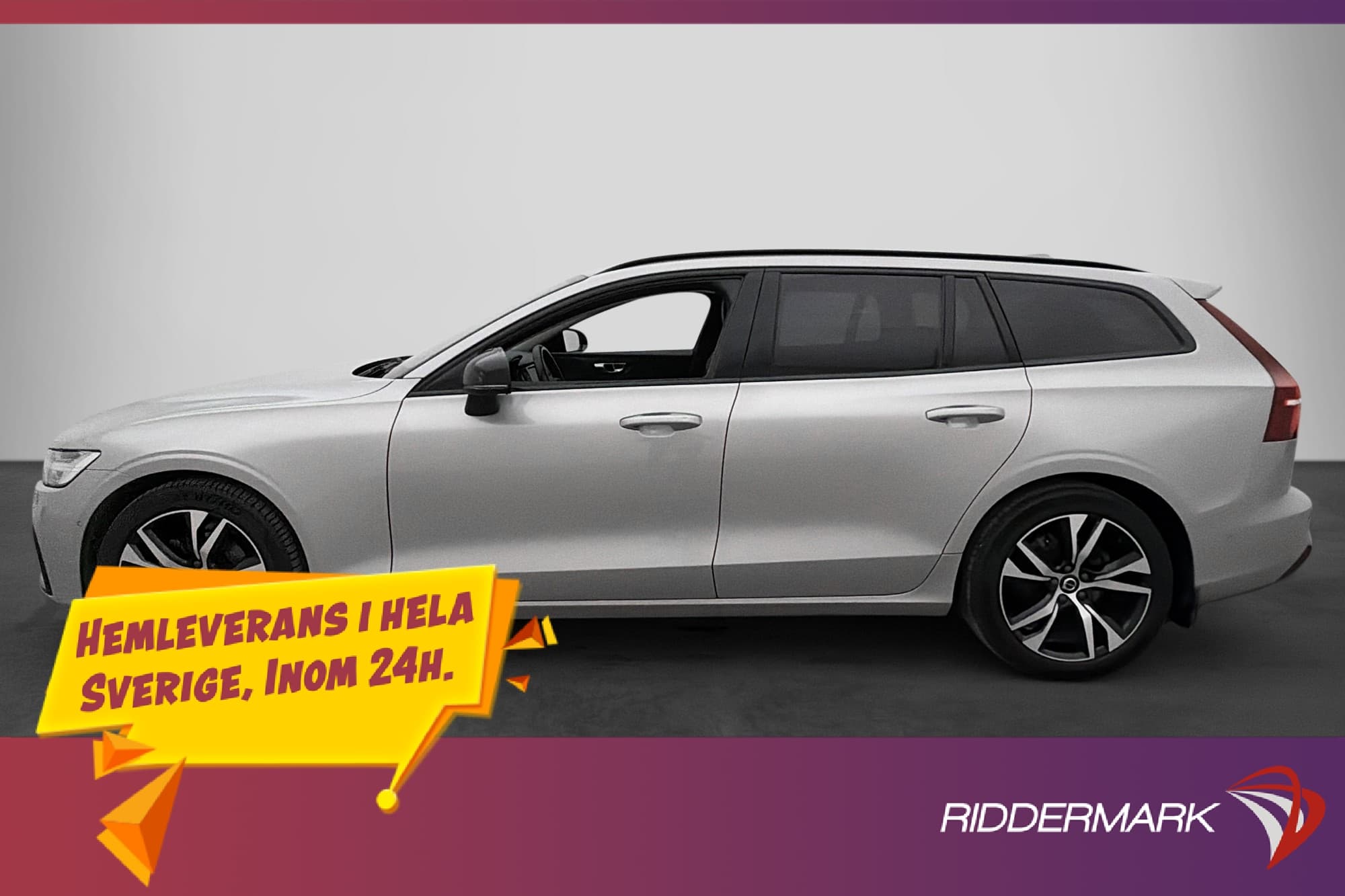 Volvo V60 B3 163hk Plus Dark Värmare Skinn 360° CarPlay Drag