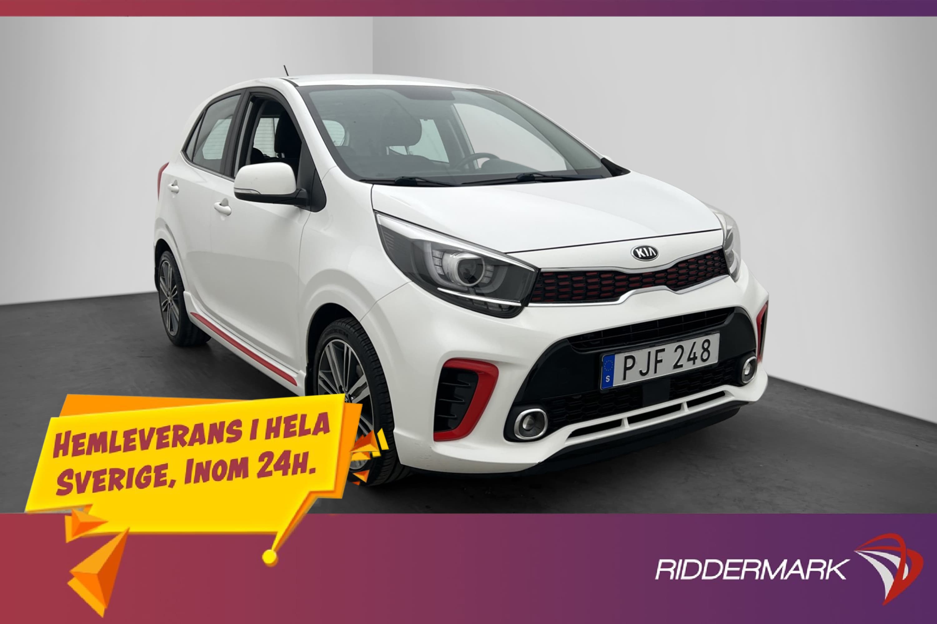 Kia Picanto 1.0 MPI 67hk GT-Line P-Sensorer Rattvärme