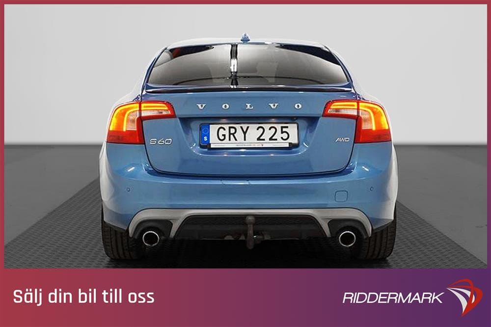 Volvo S60 D4 AWD 190hk R-Design VOC Värmare Taklucka BLIS exteriör