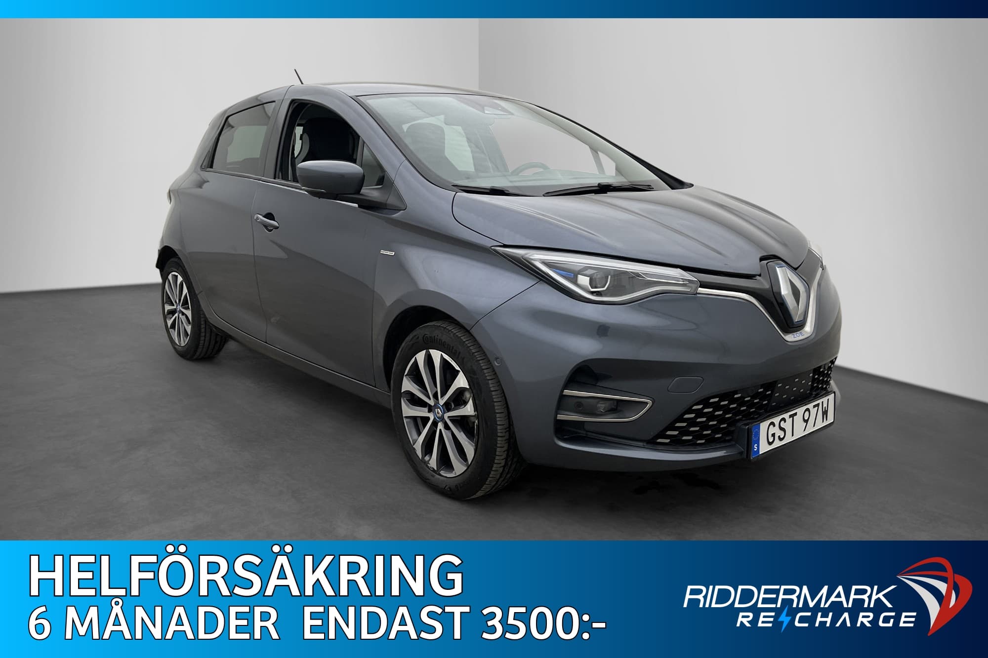 Renault Zoe 52 kWh 136hk Kamera Bose Skinn Friköpt Batteri