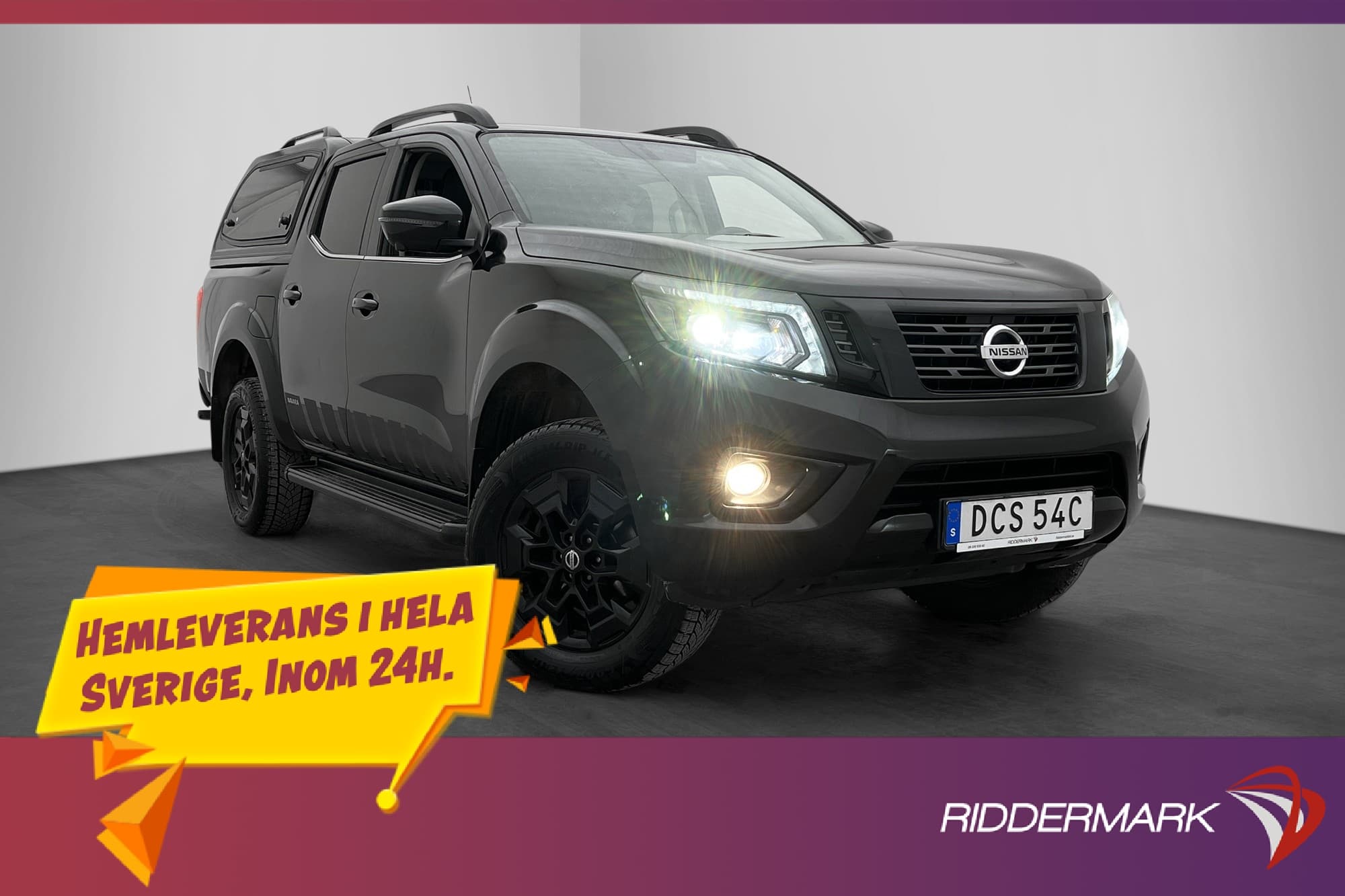 Nissan Navara N-Guard 2.3 4WD Drag Diff Skinn CARPLAY 1-Bruk