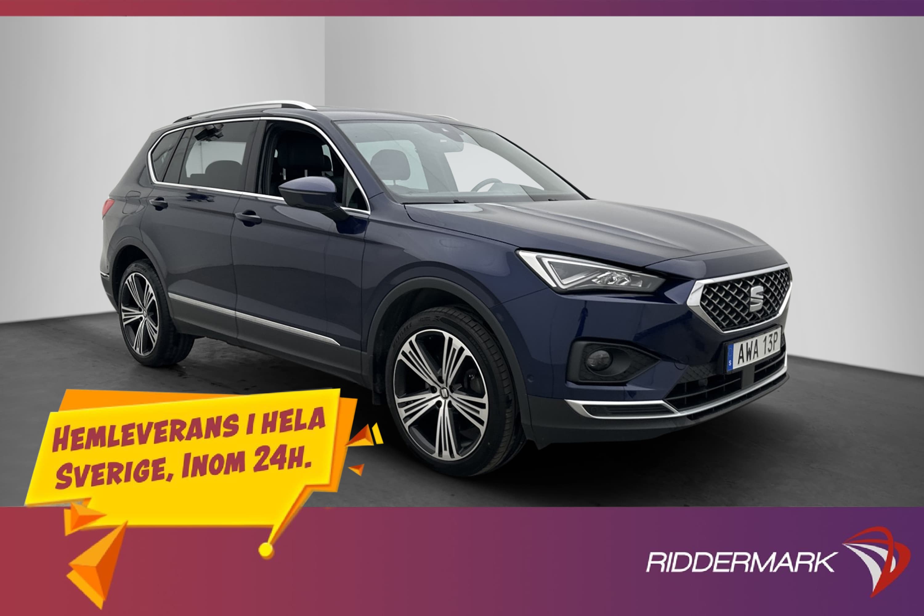 SEAT Tarraco 2.0 TSI 4Drive 7-sits 190hk Drag Apple CarPlay 