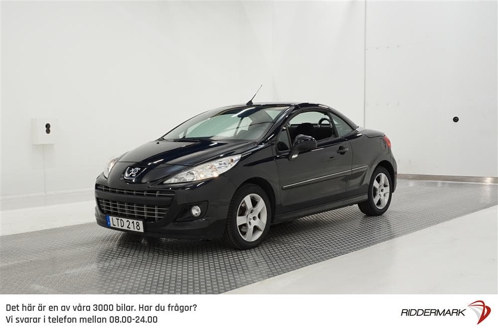 Peugeot 207 CC 1.6 HDI 112hk Nyservad Nybesiktigad 0.49l/milexteriör